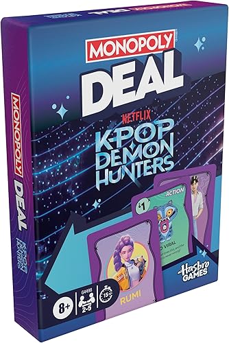 Miniatura 5 de Oferta de monopolio juego de cartas Kpop Demon Hunters  Juegos familiares para niños, preadolescentes, adolescentes y adultos  2-5 jugadores  15