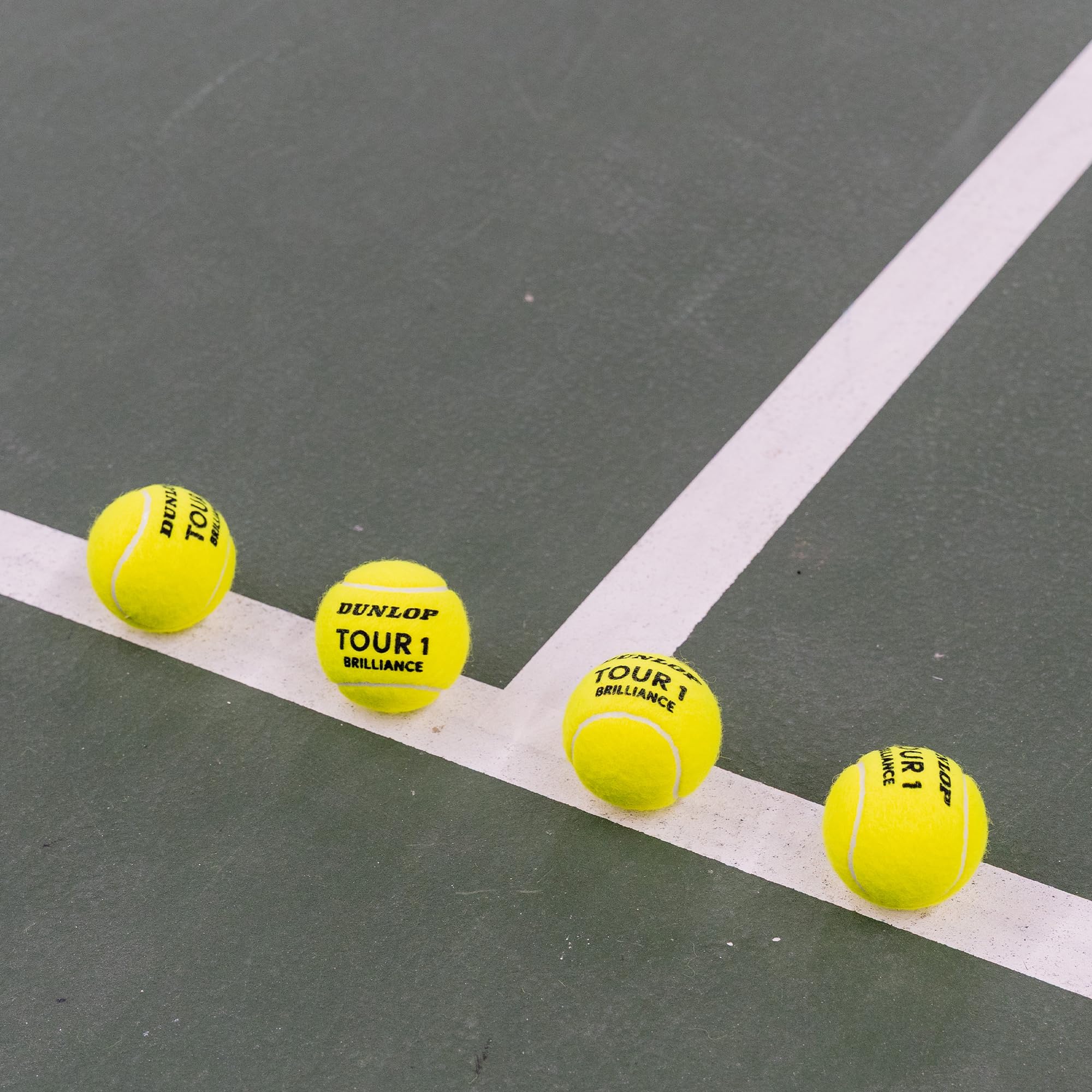 DUNLOP Balle de Tennis Tour Brilliance - pour Toutes Les Surfaces