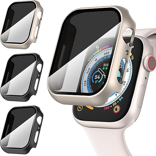 Vista 53 de Suoman Paquete de 3 fundas protectoras de pantalla de privacidad para Apple Watch Ultra 3/2/1 de 1.929 in (antimiradas), funda de vidrio templado