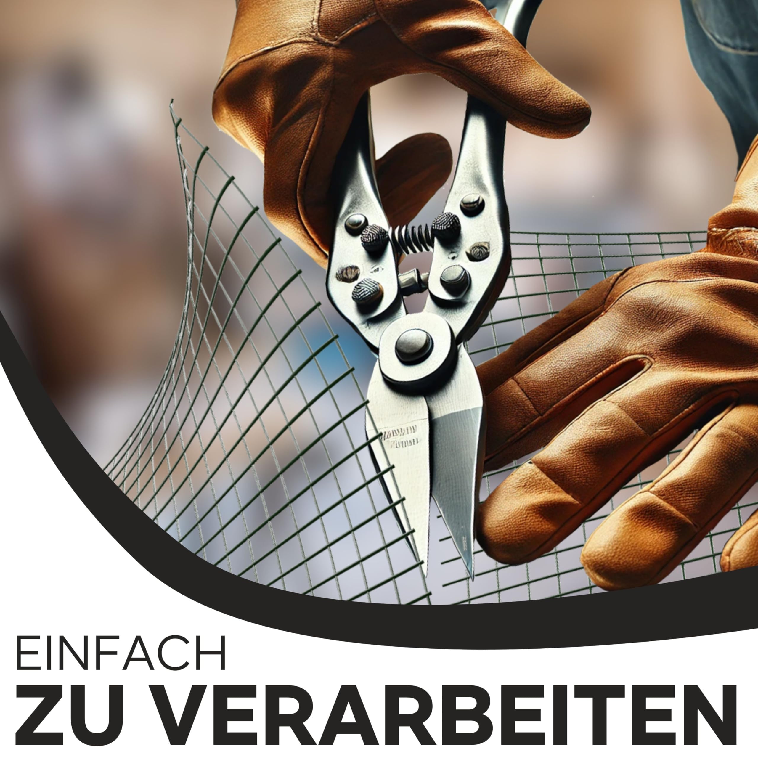 kraptrap® Volierendraht grün Drahtgitter I Käfigdraht Schweißgitter (1m x 25m)