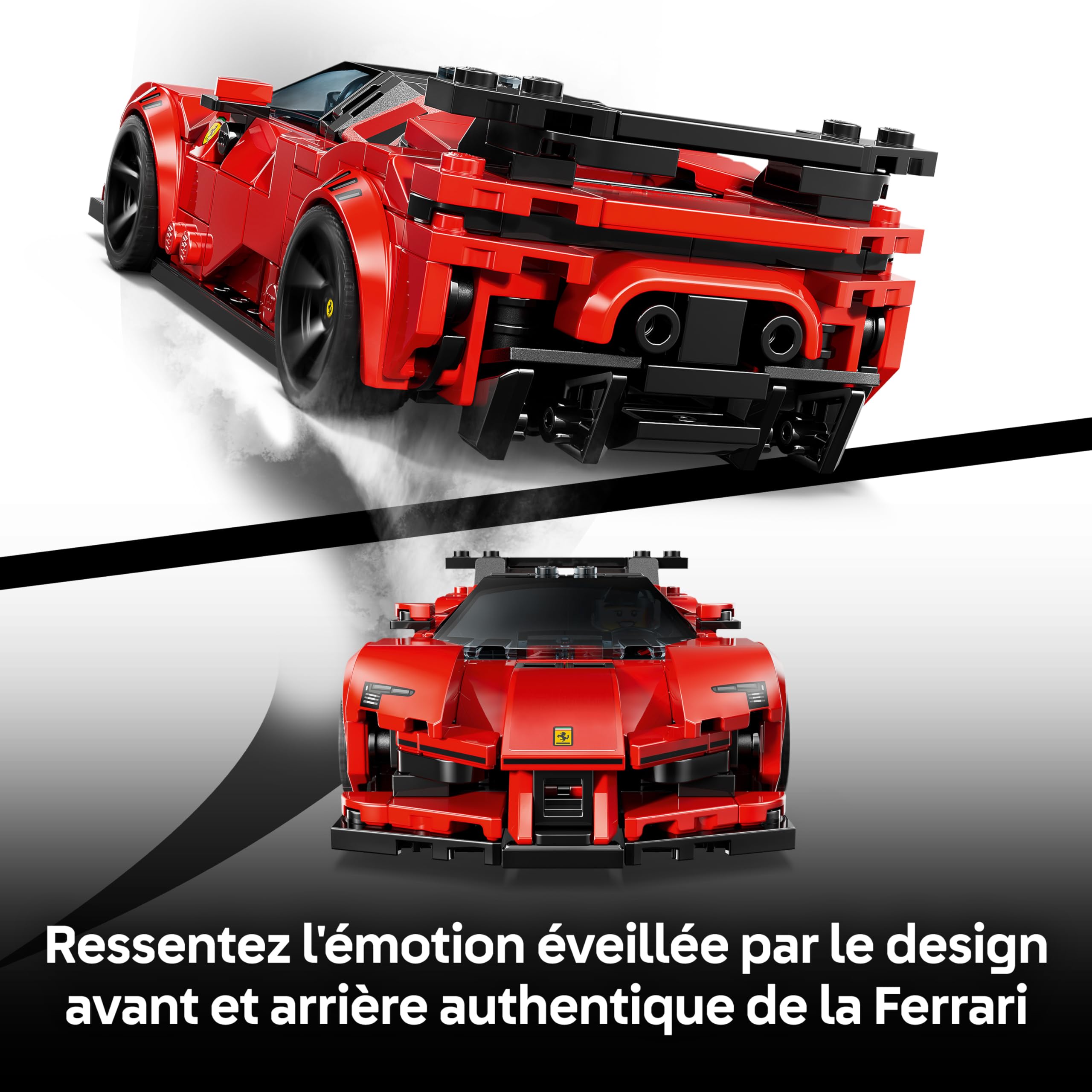 LEGO Speed Champions Voiture de Course Ferrari SF90 XX Stradale - Jouet Voiture pour Garçon dès 9 Ans - Maquette - Minifigurine Collector de Pilote - Idée de Cadeau pour la Fête des Pères 77254