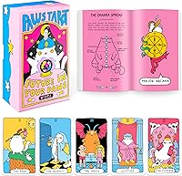 Vista 1 de Wyspell Cat Tarot Cards with Guide Book - Unique 78-Card Tarot Deck - Beginner Friendly - Beautiful & Modern Tarot Decks for Cat Lovers and