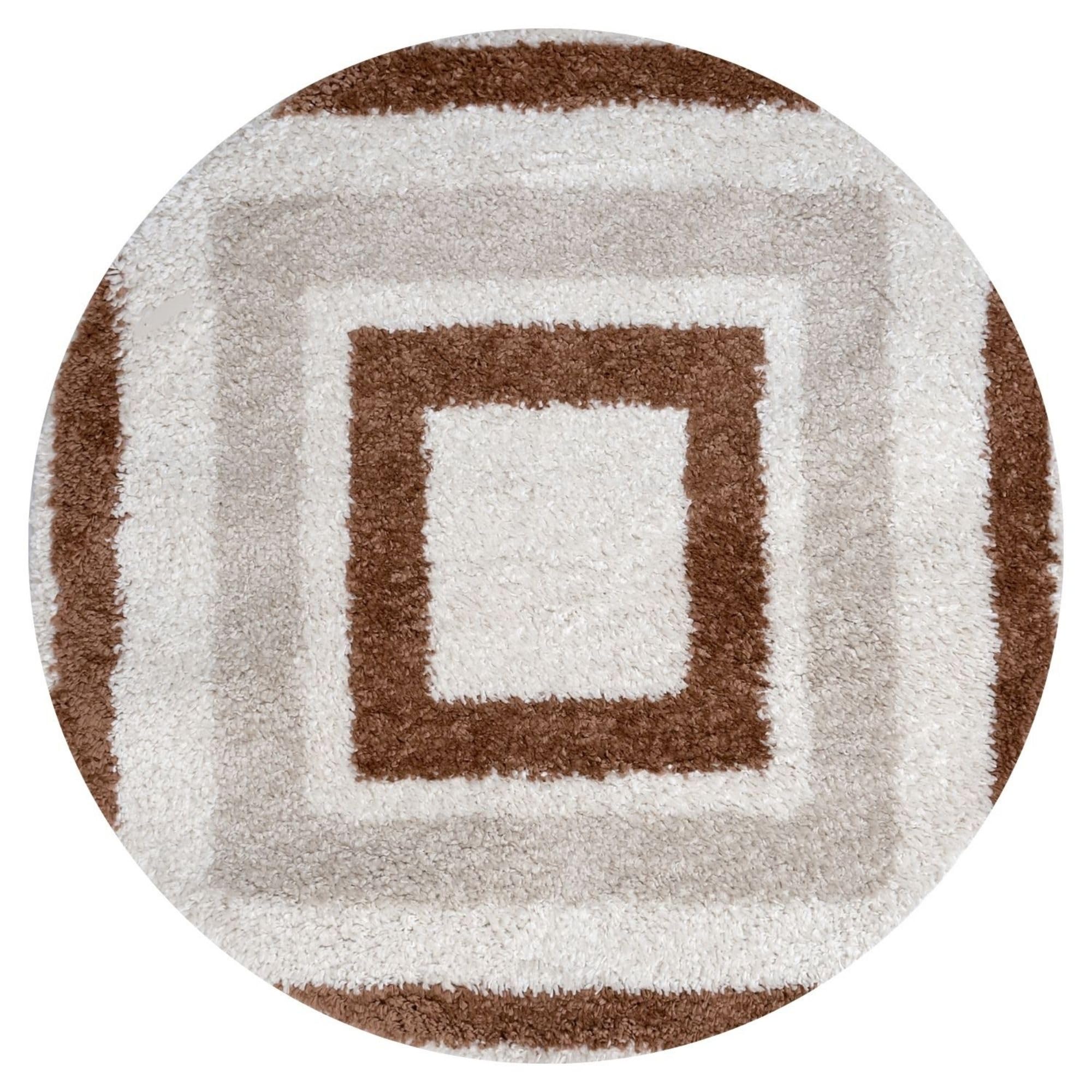 The Rugs Cream Moodi Shaggy /Terra Slatefern Rug