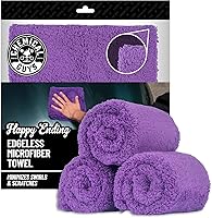 Vista 1 de Chemical Guys MIC34803 Toalla de microfibra sin bordes Happy Ending Ultra Plush, púrpura (40,6 x 40,6 cm)