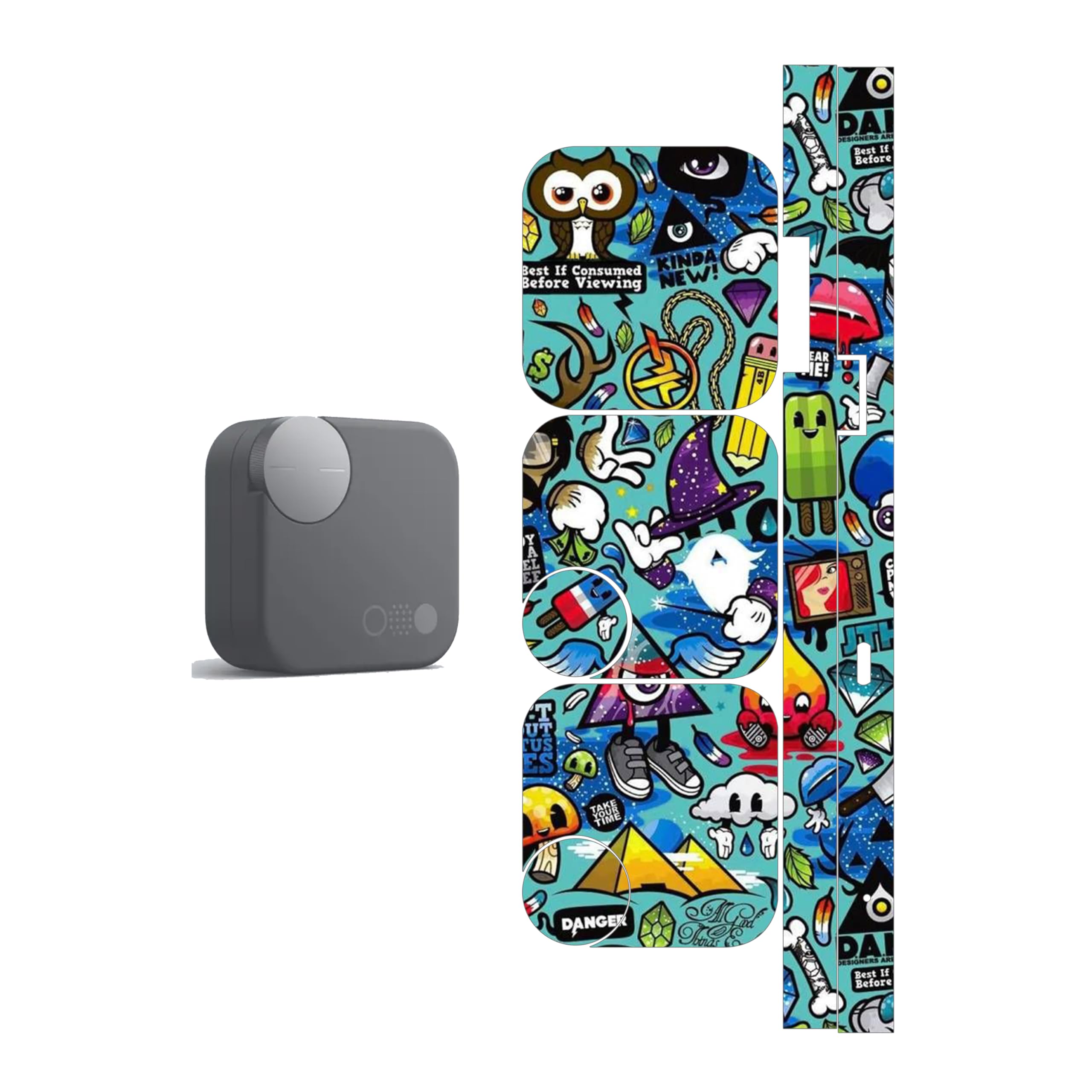 Compatible for CMF Buds PRO 2 - Audio Buds Skin Warp (Coverage - Only for Charging Case) (Print-1) (36)-image-5