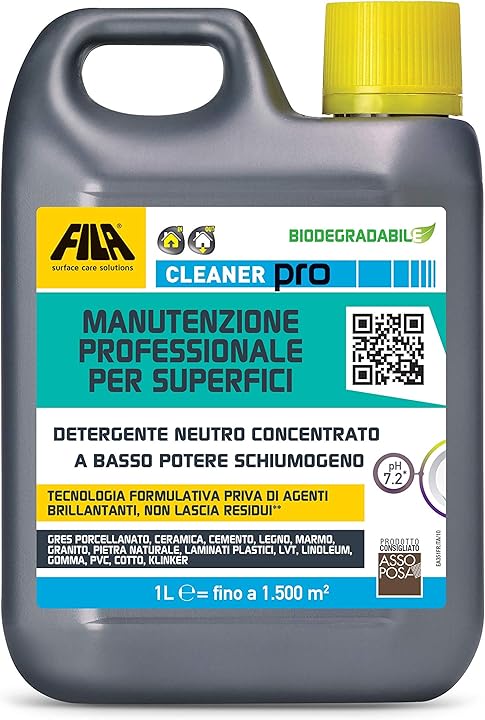 Fila Detergente Cleaner Pro Taglia Detergente Universale per Pavimenti 1 LITRO