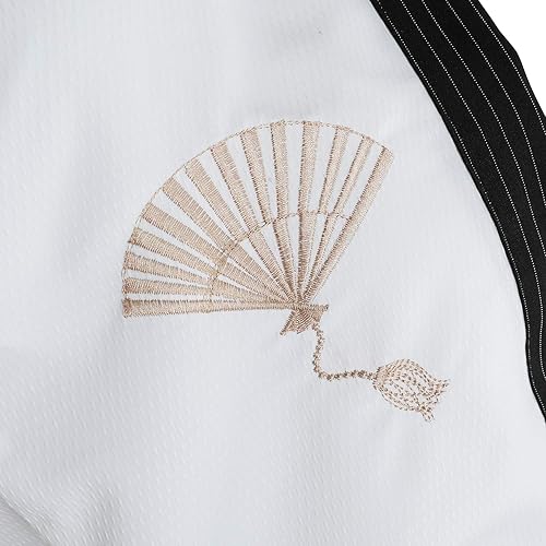 Vista 5 de XINFU Traje de guerrero tipo kimono tradicional japonés para hombre samurái