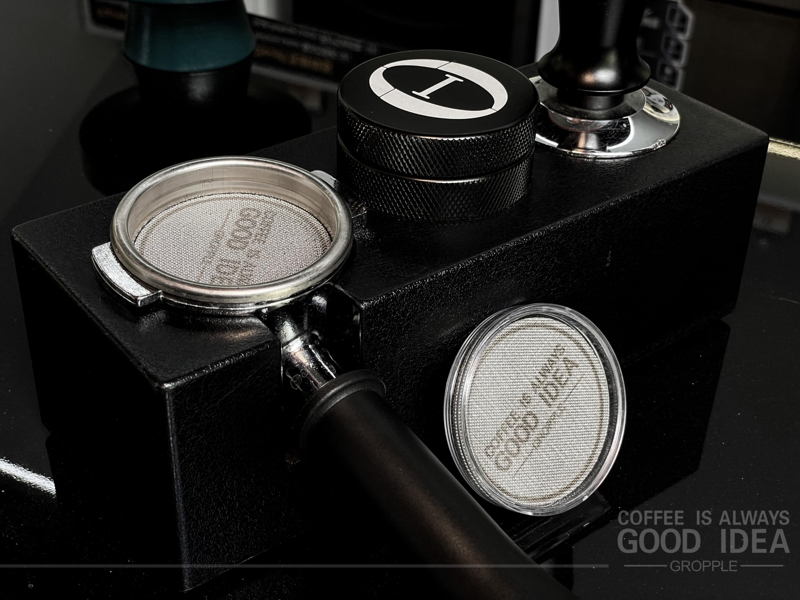 2Pcs 51mm Reusable Coffee Filters for Espresso Puck Screen, Permanent and Easy to Clean Coffee Mesh Filter, 1.7mm Thickness 150?m, 316L Stainless Steel