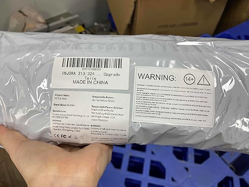 Miniatura 8 de INJORA Kit de chasis de distancia entre ejes de 313/12.756 in Viga de marco de fibra de carbono LCG para 1/10 RC Crawler TRX4 piezas de actualización