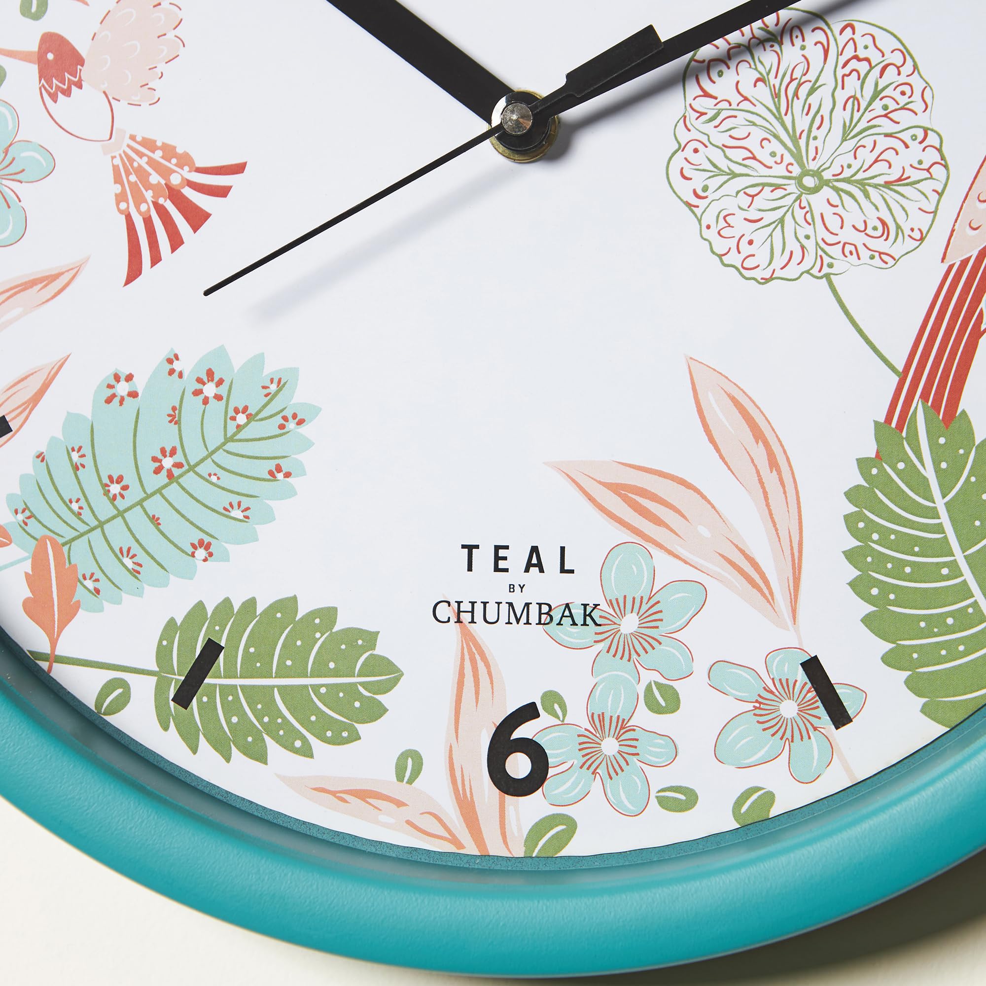 Teal Chumbak Wall Clock - Stylish Home Decor -3