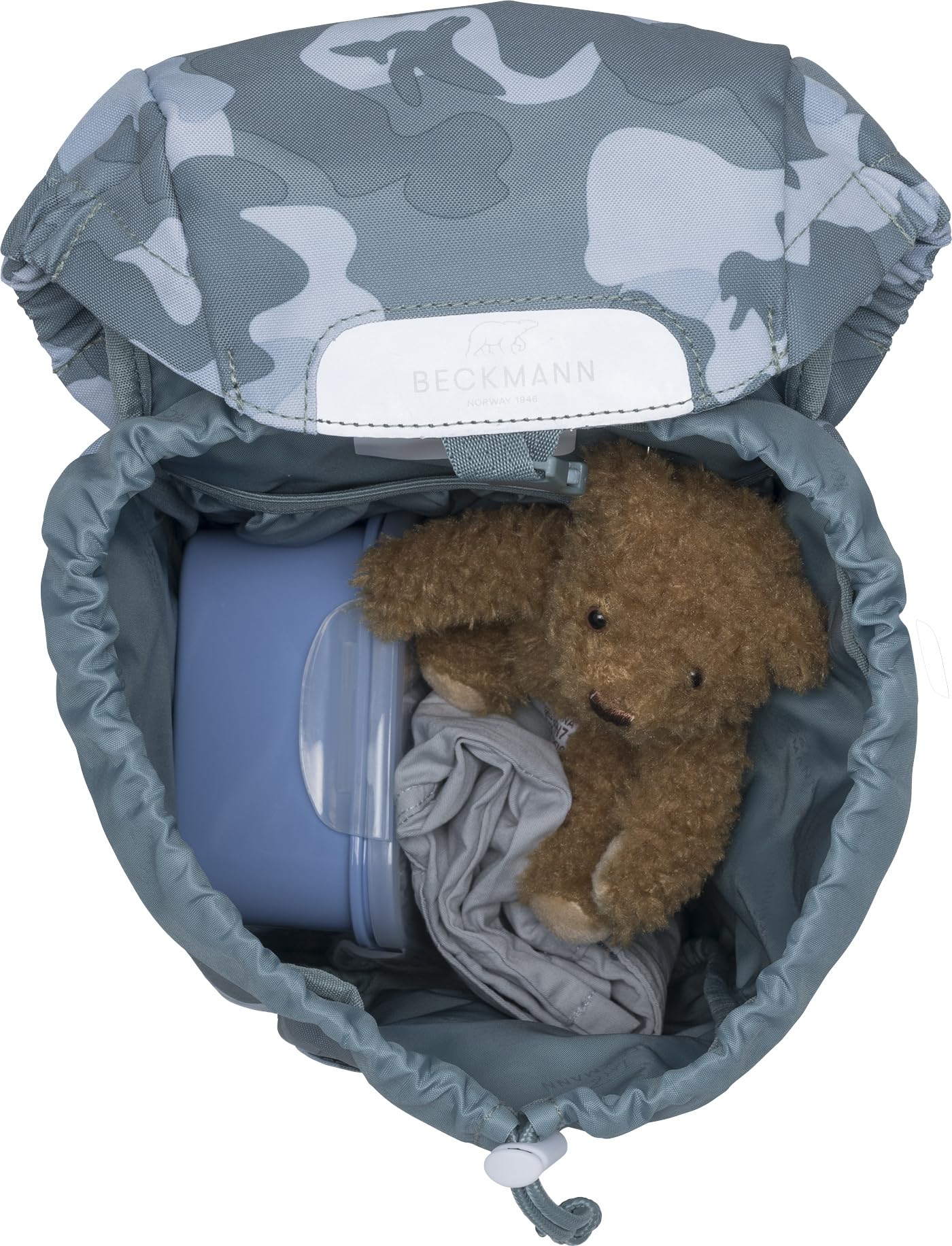 Beckmann, Kindergartenrucksack Classic Mini, 2-5 Jahre, für Kita und Ausflüge, inkl. Regenüberzug, 12L