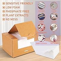 Vista 2 de Hojas de detergente para ropa Freelivity, 300 hojas Limón Naranja - Suministros de detergente para ropa sin líquido, hipoalergénico, ecológico, sin