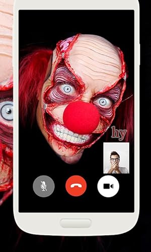 Video Call Scary Killer Clown