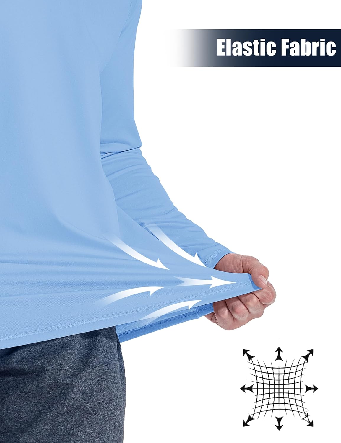 MAGCOMSEN Men's Quarter Zip Pullover Long Sleeve Sweatshirts Fleece Lined Golf Pullover Thermal Gym Workout Tops - Image 4