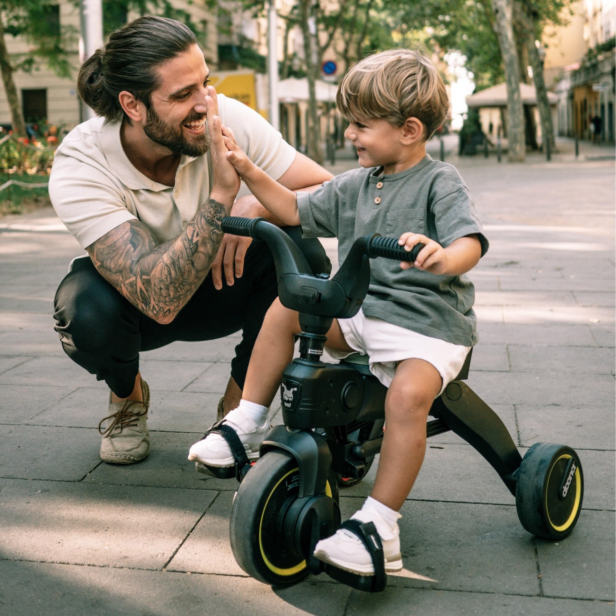 Liki Trike S3, Desert Green - Triciclo compacto 5 en 1 plegable, apto para niños de 10 a 36 meses 9