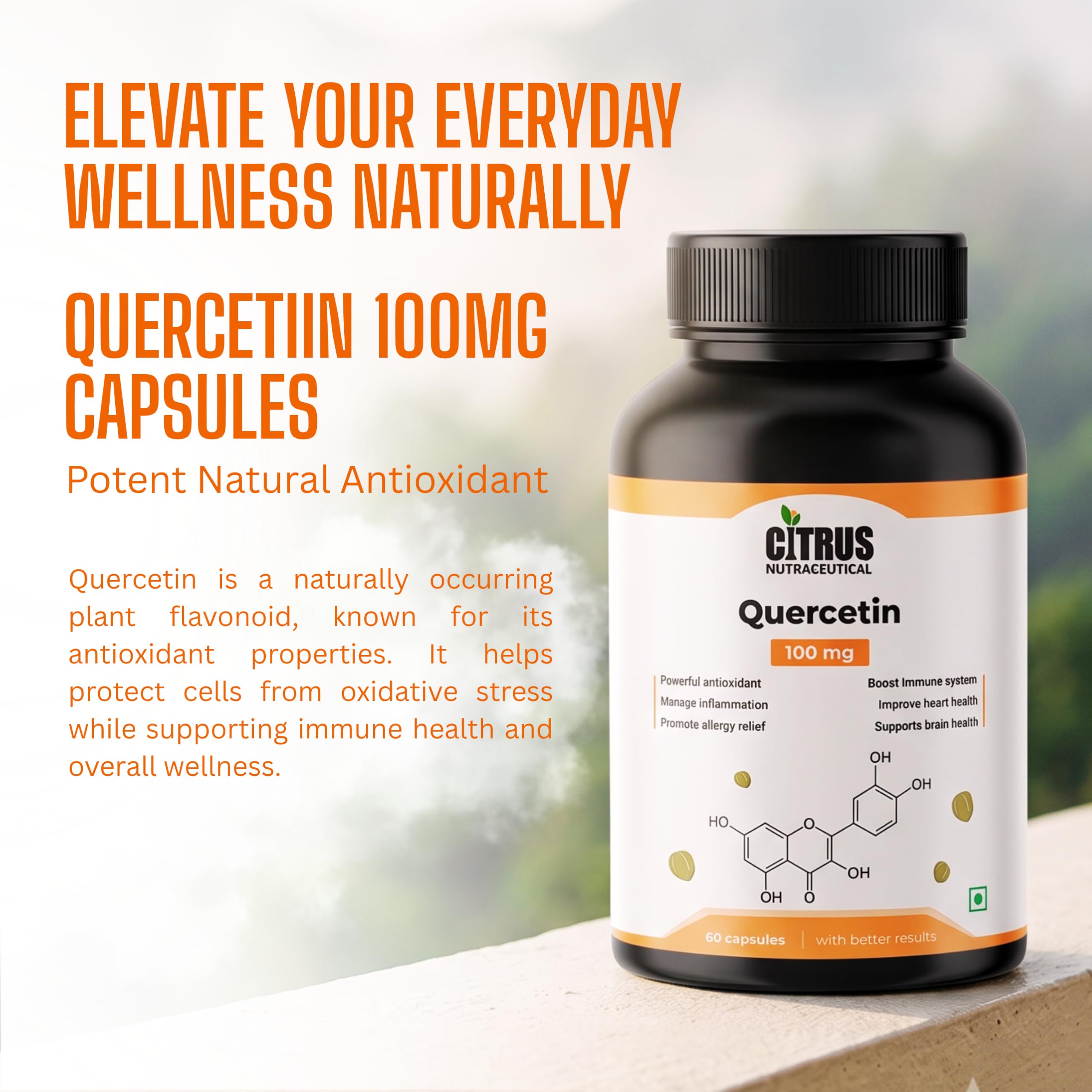 CITRUS NUTRACEUTICAL Quercetin 100mg Capsules 3