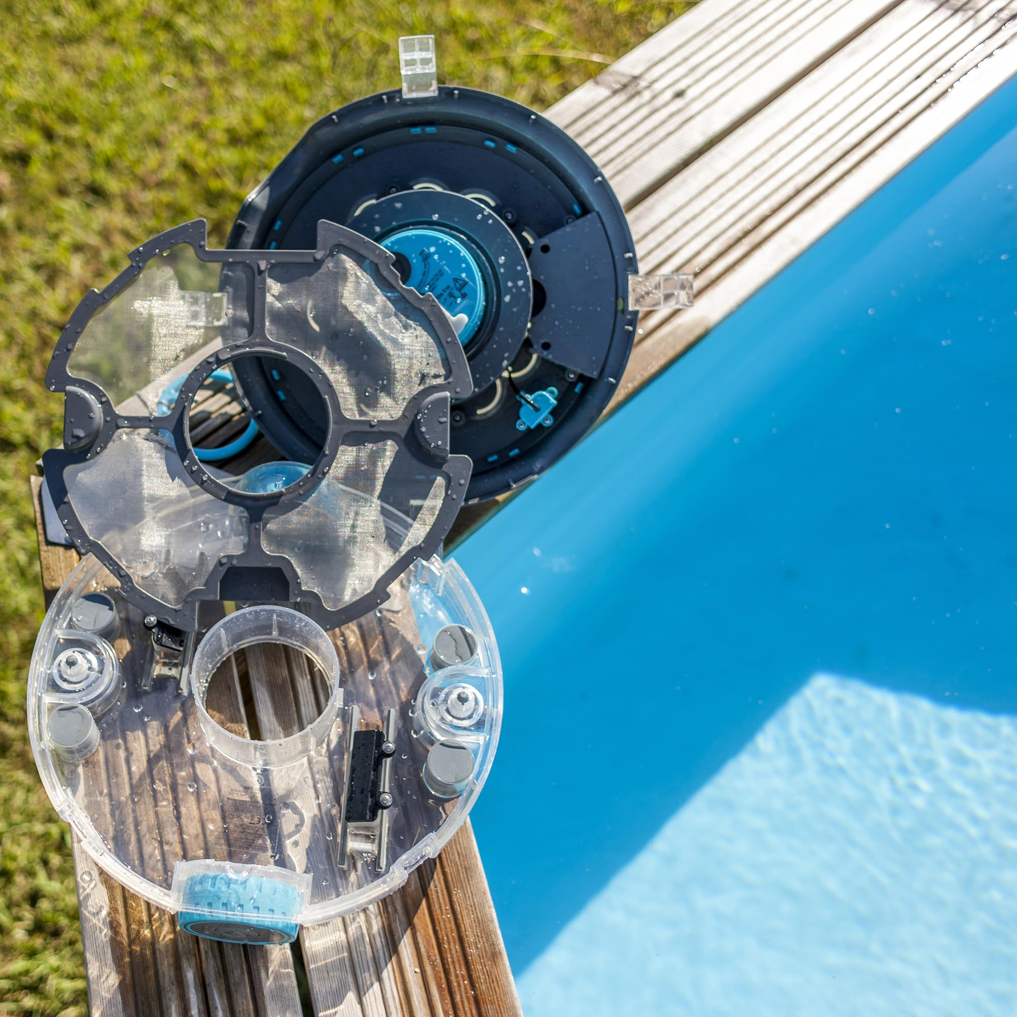 GRE RB75. Robot Nettoyeur de Fond sans Câble. Sol Plat. Piscines jusqu'à 75m²