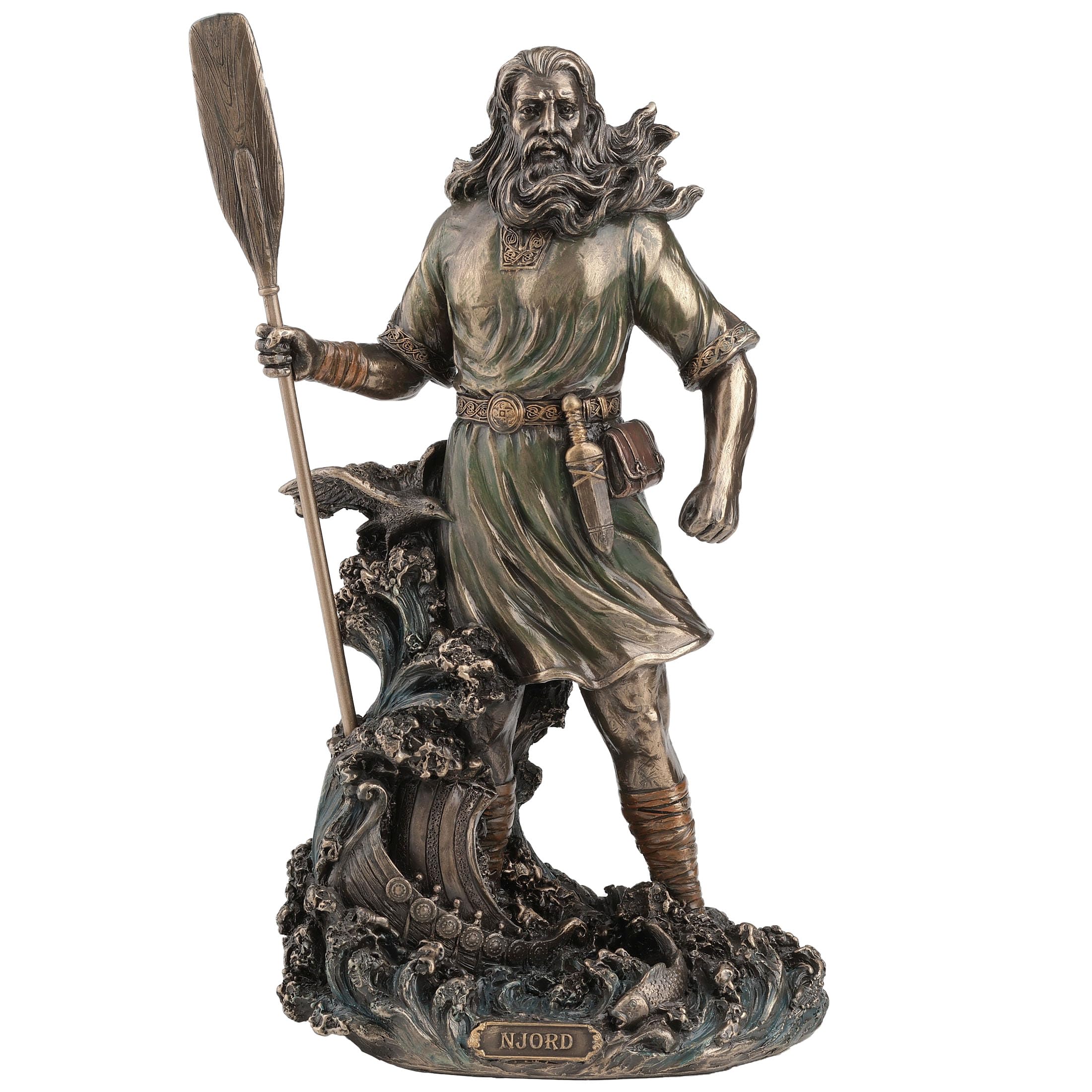 Amazon.com: Veronese Design 10 3/8 Inch Tall Njord Norse God of