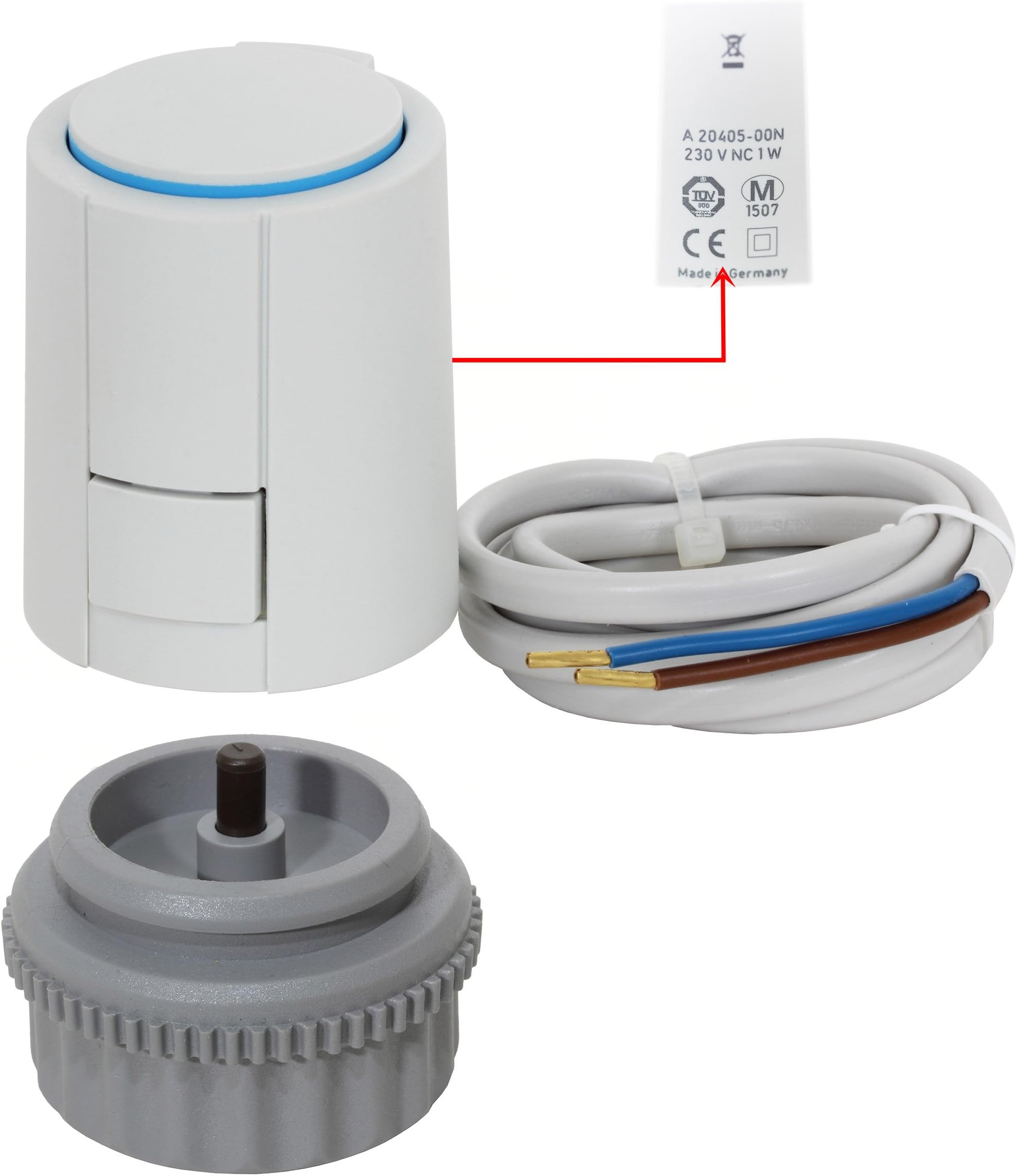 ROTEX SAT5 Stellantrieb 230V + Vorlaufventileinsatz - Original Ersatzteil Set