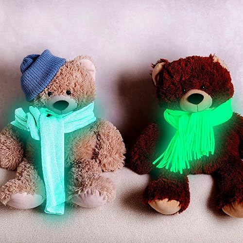 Miniatura 5 de Hilo luminoso de ganchillo que brilla en la oscuridad, 4 unidades, 55 yardas, hilo suave para manualidades, manualidades, costura, principiantes,