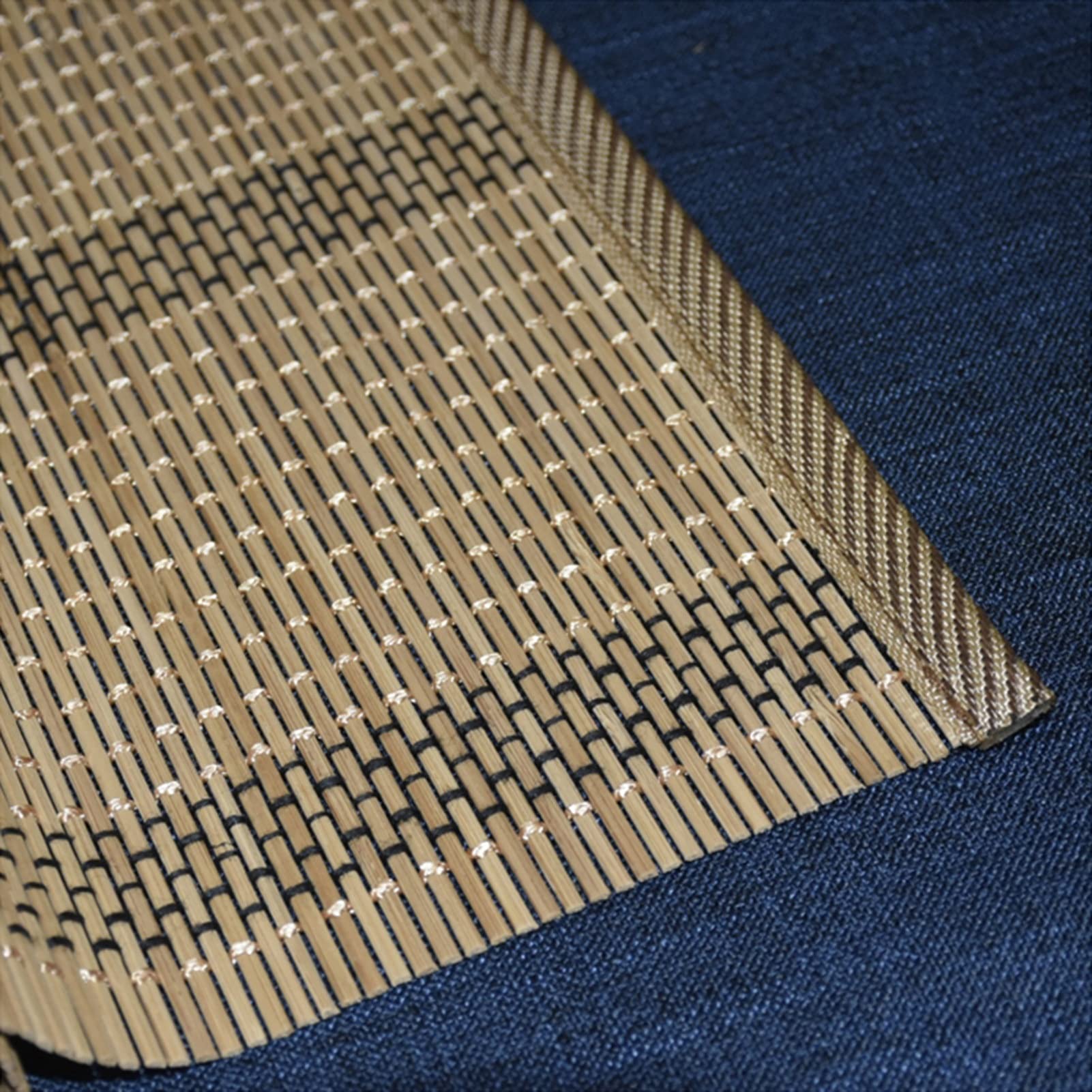 Camino de Mesa Camino De Mesa Natural/Manteles Individuales De Bambú Resistentes Al Calor/Tapete De Mesa Antideslizante Japonés - Fácil Limpieza Y Aislamiento, para Cocina Comida Boda Decoración