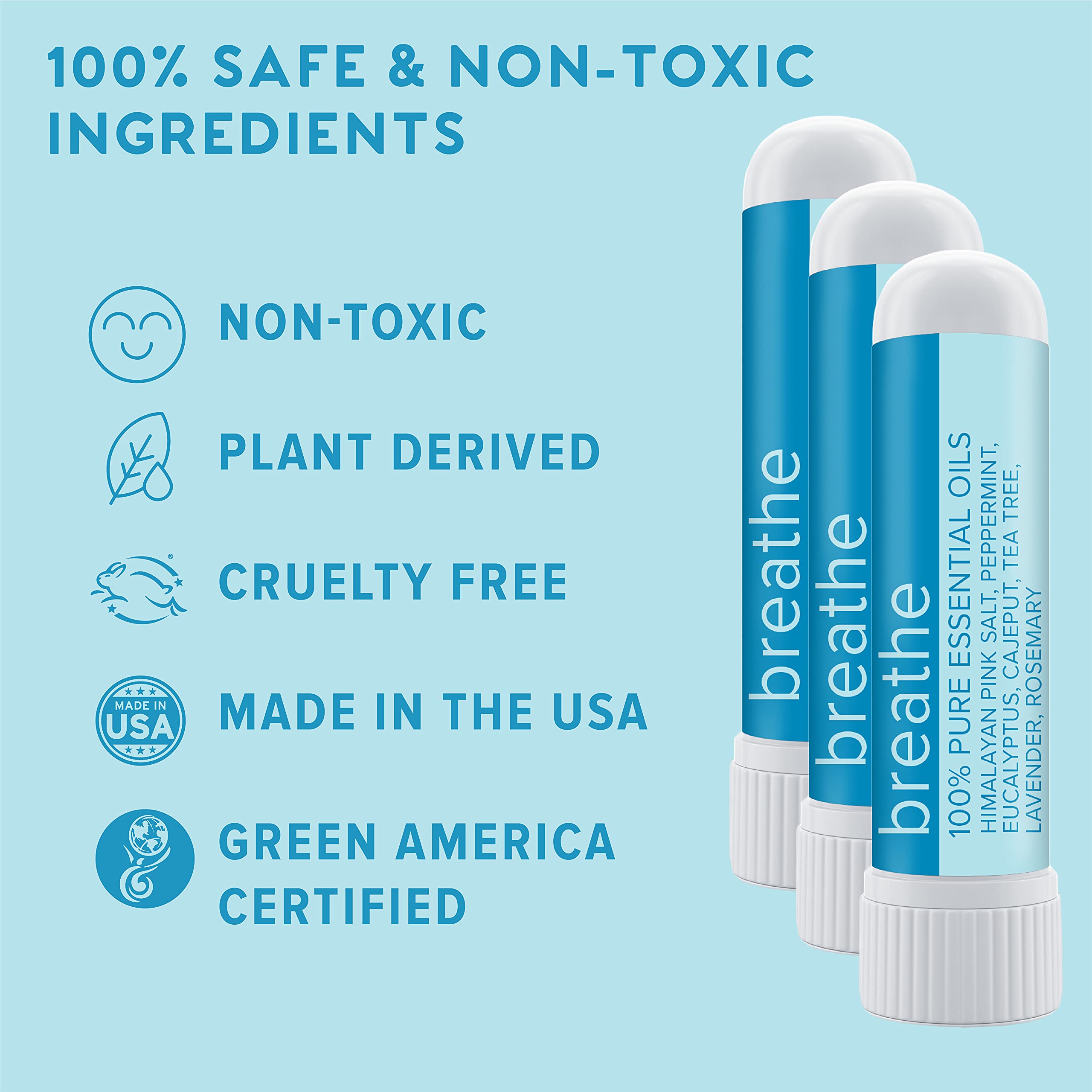 MOXE Breathe Himalayan Salt Inhaler Help Clear Congestion, Improve