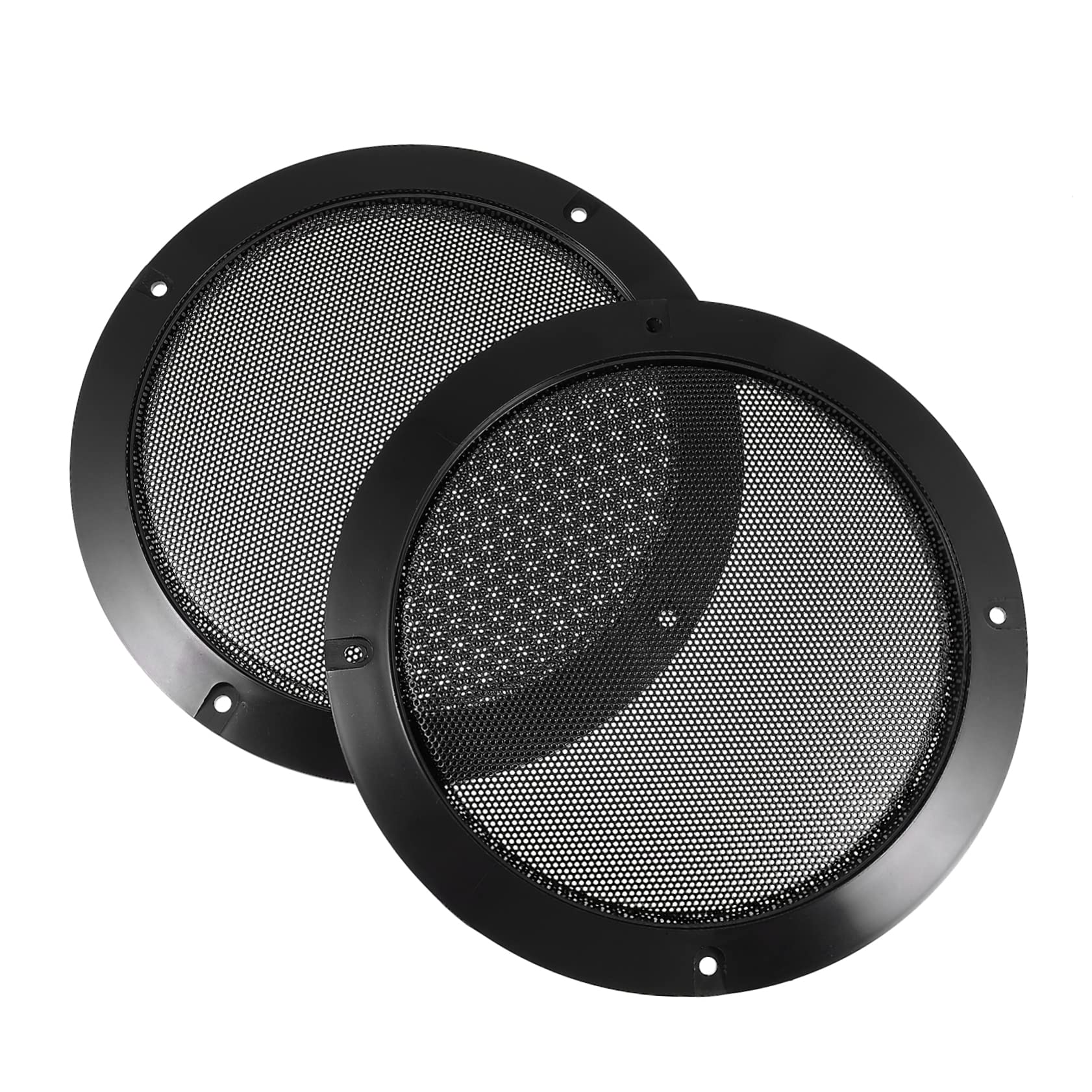 BRIGHTFUFU 2 Pcs 6 Inch Subwoofer Net Speaker Protectors Iron Mesh for Audio Equipment Protection Decorative and Easy to Install for Car and Home