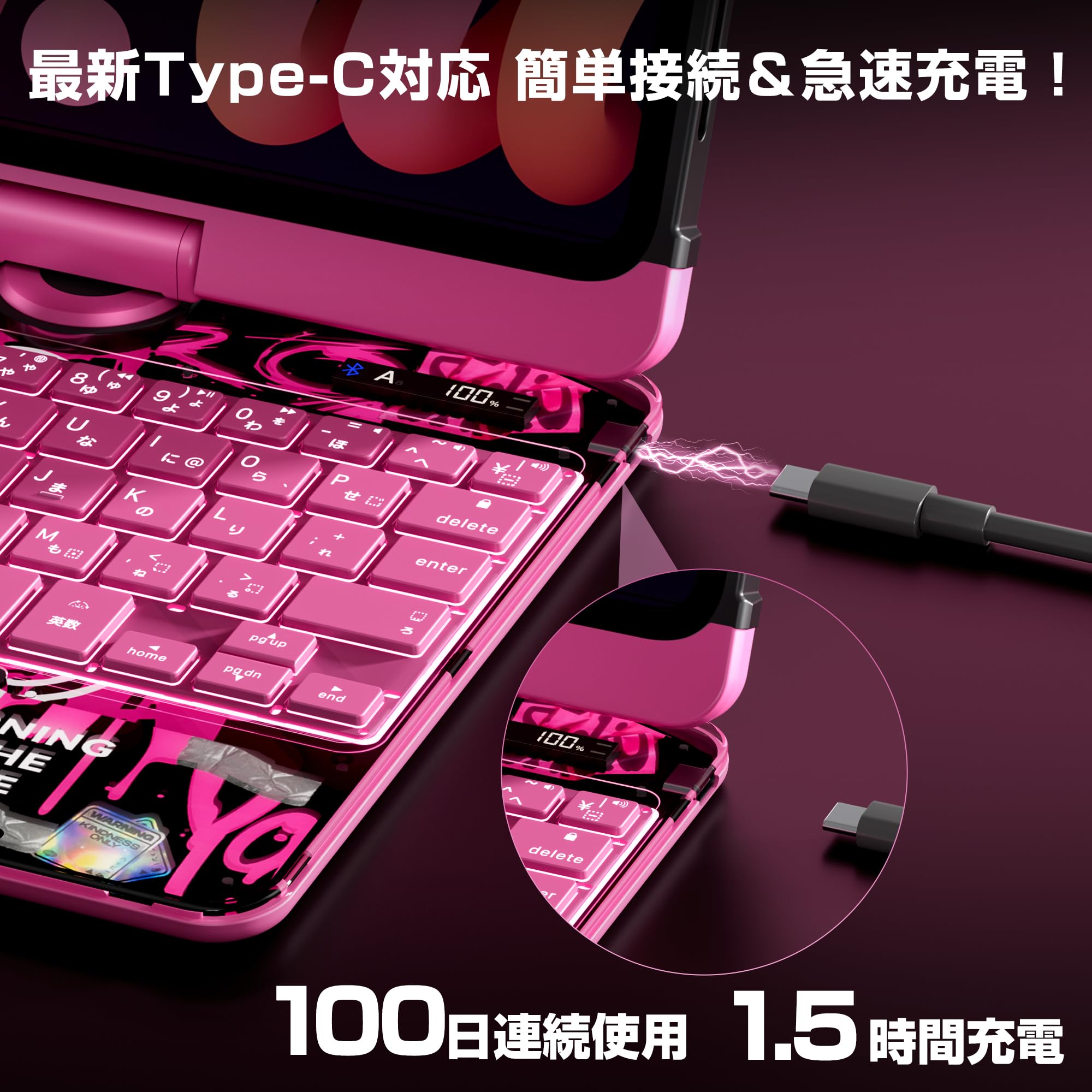 Amazon.co.jp: Sencela iPad用キーボード付きケース iPad mini (第7