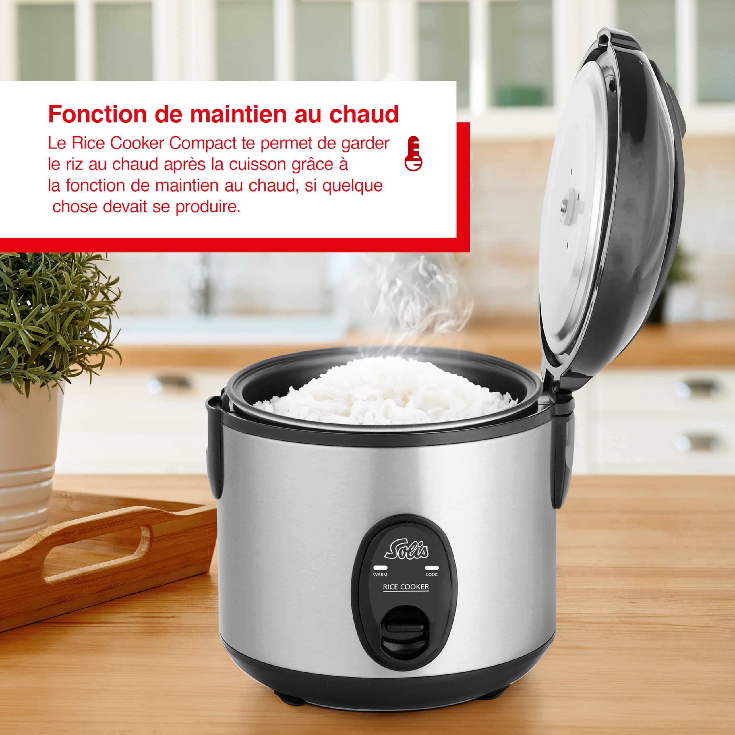 Solis - 978.08 - Cuiseur à riz, 350 watts