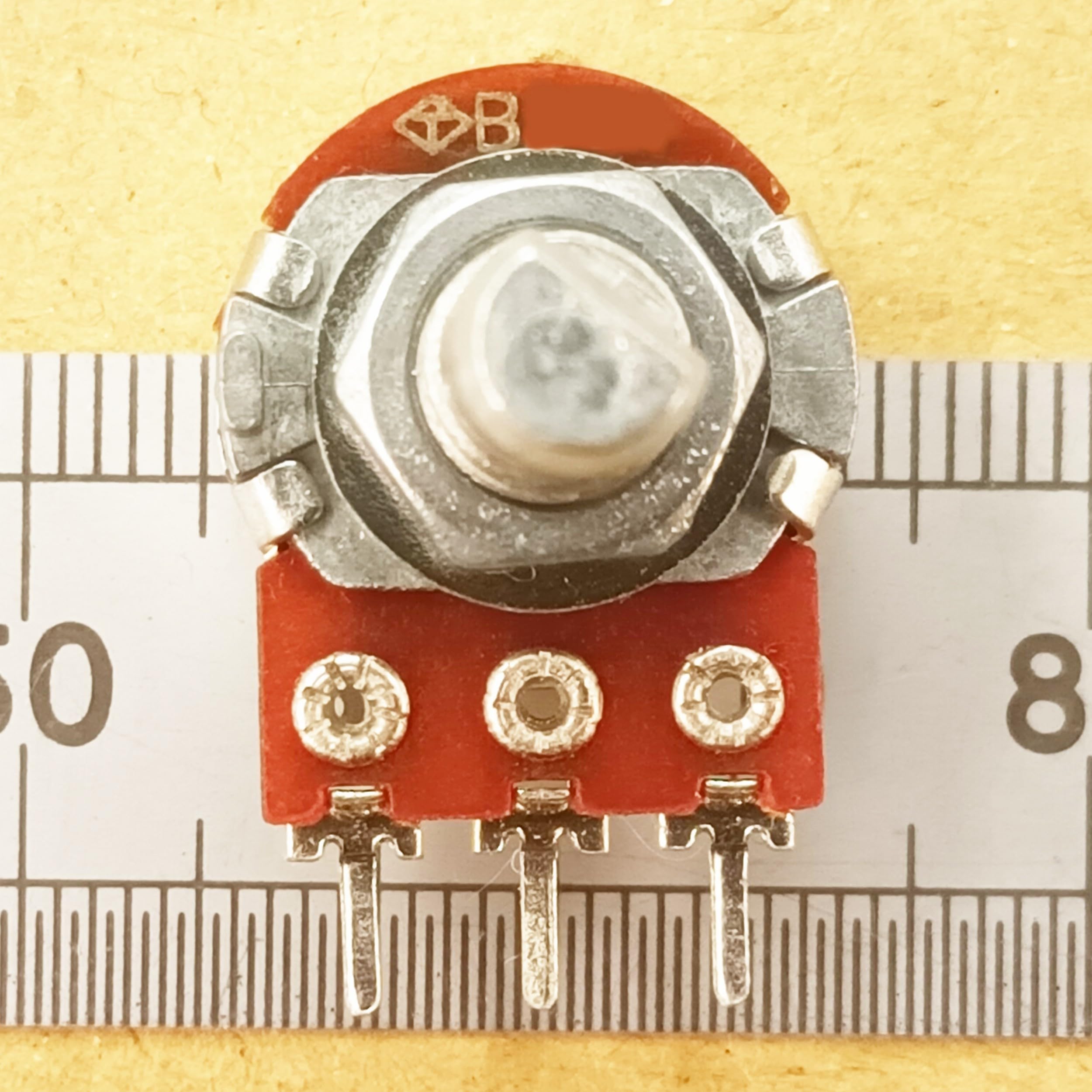 sourcing map 5 Stück 500 K Ohm Metall Schaft Single Linear Rotary Taper Potentiometer de sourcing map 5 Stück 500 K Ohm Metall Schaft Single Linear Rotary Taper Potentiometer de