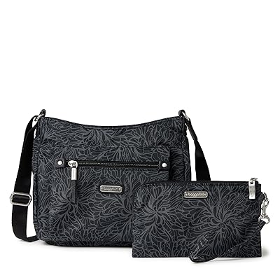 Baggallini New Classic Uptown Bagg with RFID Phone Wristlet Women
