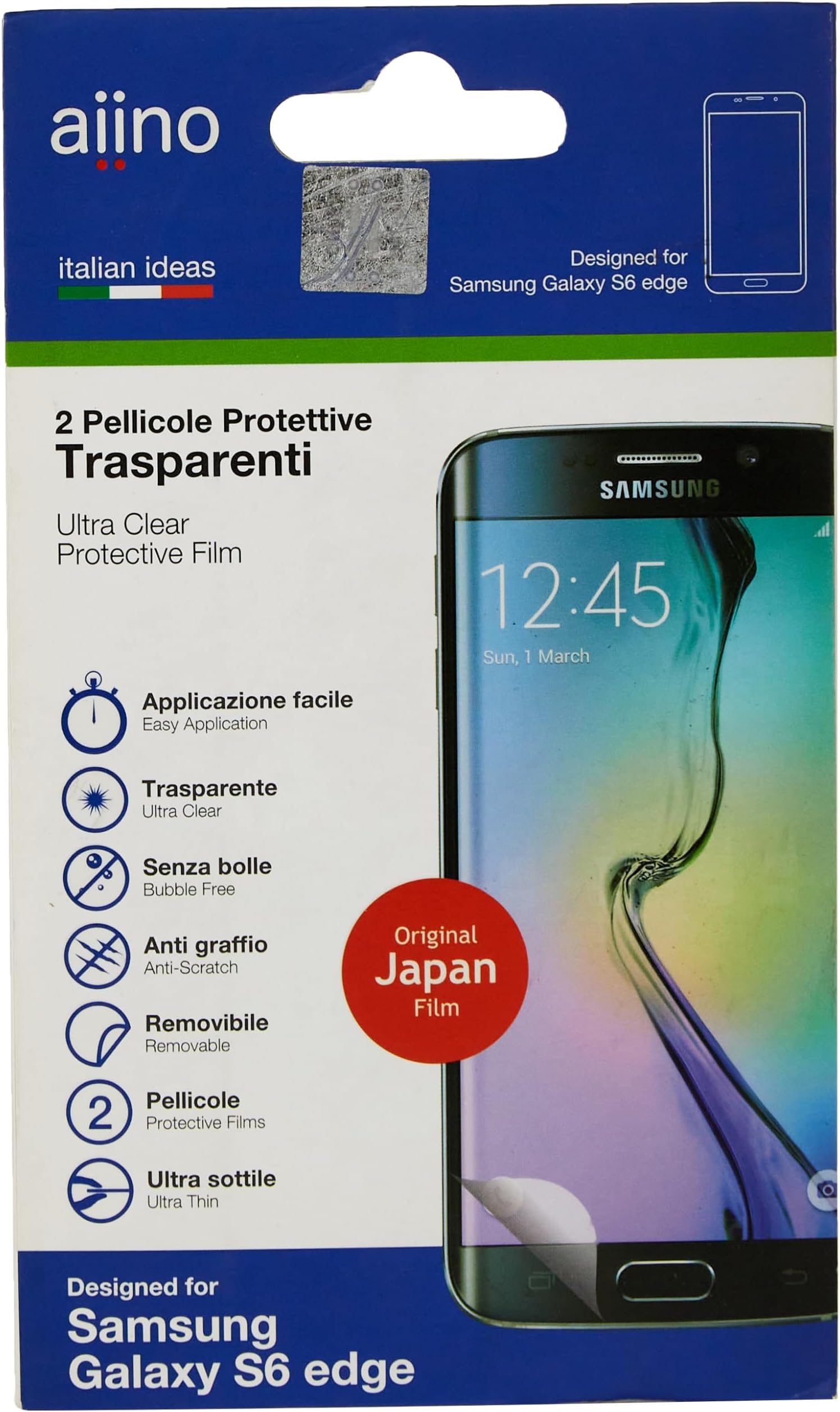 Aiino Pellicola Galaxy S6 Edge- Ultra Clear