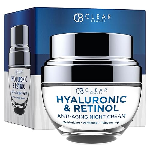 Miniatura 9 de Clear Beauty Hidratante facial con vitamina C y colágeno, crema de noche antienvejecimiento, hidrata, reafirma y suaviza durante la noche