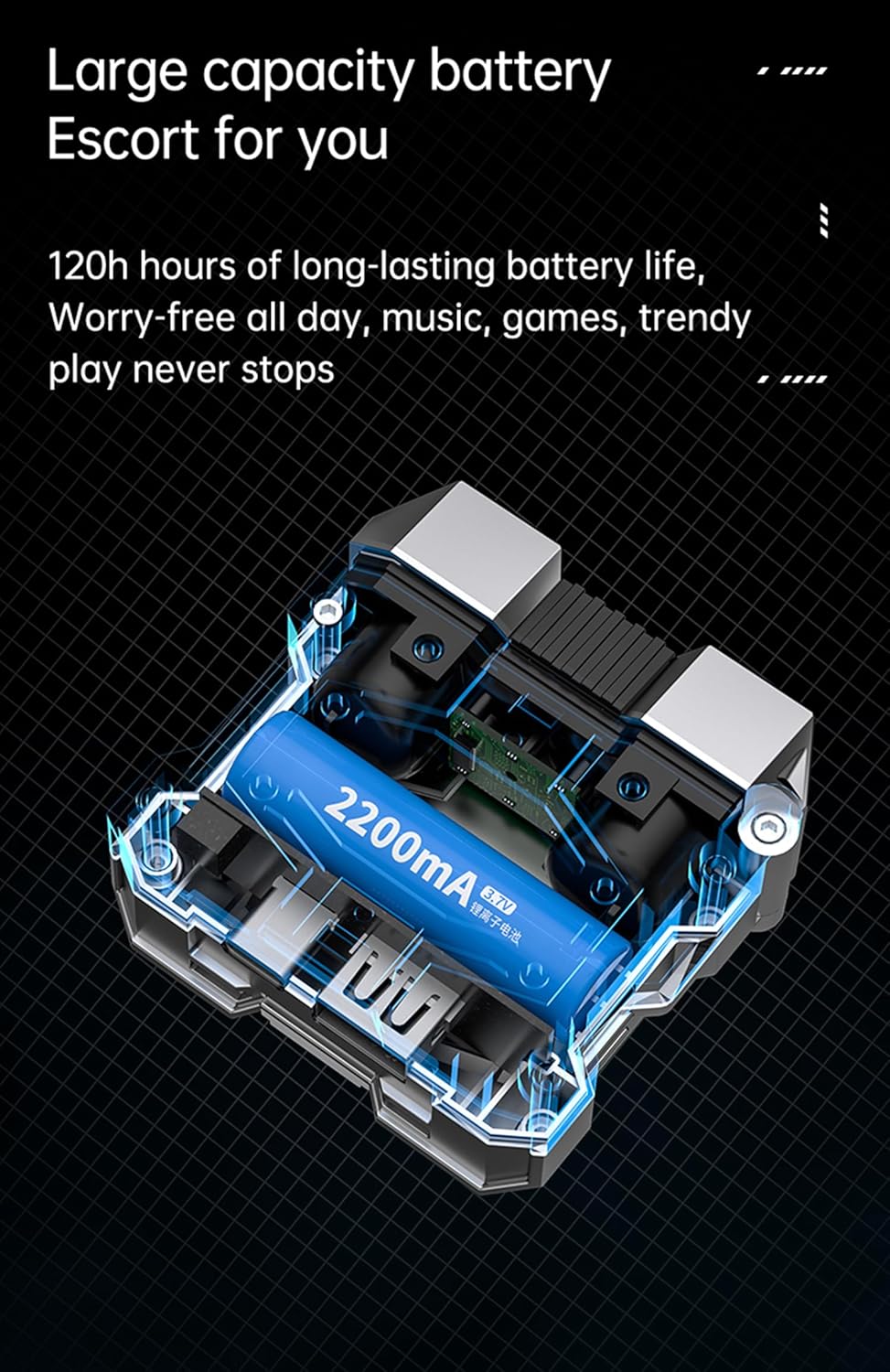 True Wireless Earbuds, 2024 Bluetooth Headphones 5.3 Earbuds, Waterproof Touch Control Ear Buds in-Ear Built-in Mic, with LED Power Display, IP7 Waterproof Earphones Sport Headset - Model 37