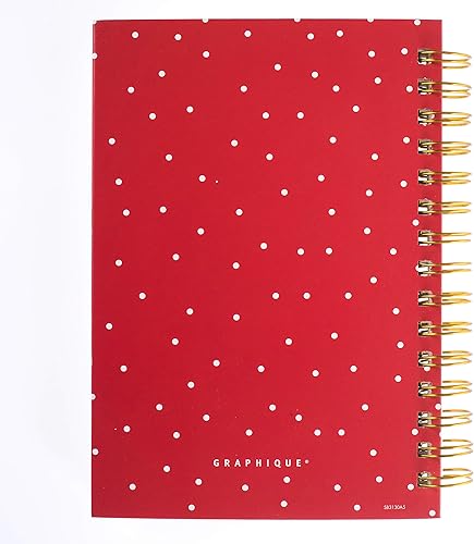 Miniatura 10 de Graphique Cuadernos de diseñador  Jardín de flores colgantes diarios de escritura encuadernados en espiral para oficinas escuelas aulas y más  Tapa