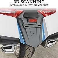 Vista 2 de Rear Fender Rear Mud Splash Guards for Gold Wing, Motorcycle Mud Flaps Guards for Honda Goldwing GL1800 2018 2019 2020 2021 2022 2023 2024