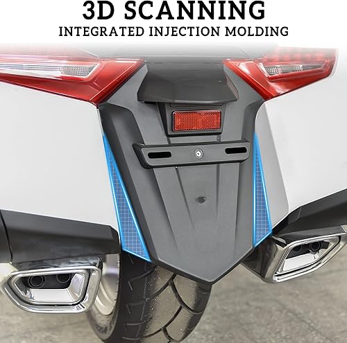 Miniatura 2 de Guardabarros trasero para guardabarros trasero para ala dorada, protectores de lodo de motocicleta para Honda Goldwing GL1800 2018 2019 2020 2021