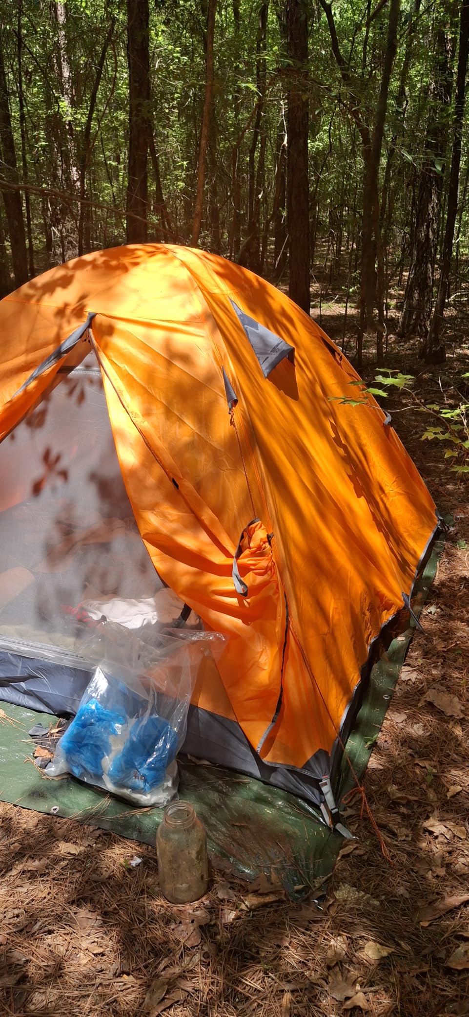 BISINNA 2/4 Person Camping Tent Lightweight Backpacking Tent Waterproof Windproof Two Doors Easy Setup Double Layer Outdoor Tents for Family Camping Hunting Hiking Mountaineering Travel customer photo 10