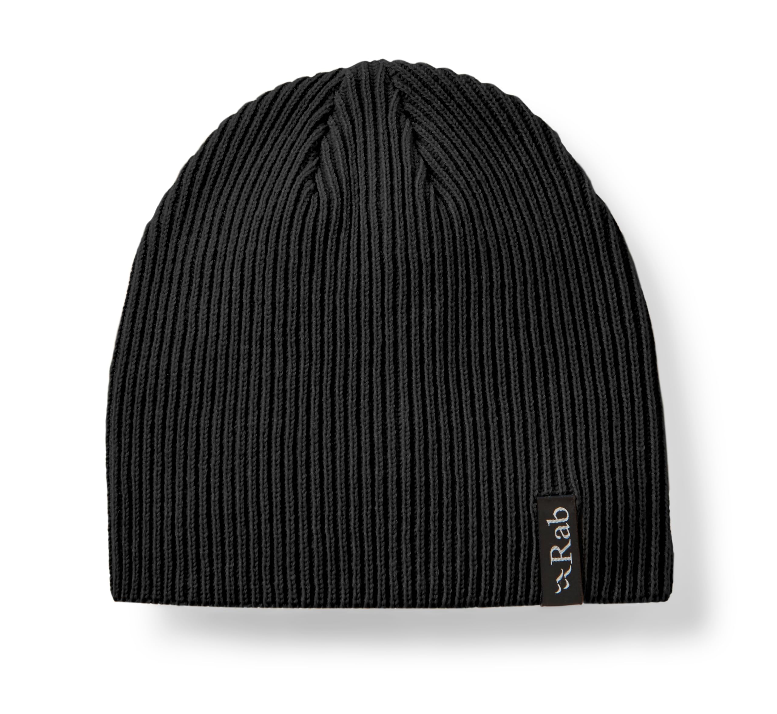 Rab Unisex Black Perimeter Beanie - Warm Skull Cap For Hiking, Climbing, & Skiing - One Size