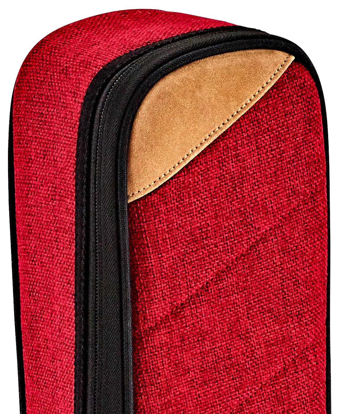 Ortega Guitars Ukulele Soft Case - Tasche für Tenor Ukulele - Höhe 67,5 cm - Breite 23 cm - Baumwolle / Leinen, Rot (OSOCAUK-TE-BX)