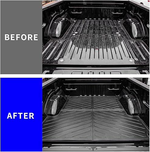 Miniatura 2 de Rongtaod Tapete para caja de camioneta compatible con Ford F150 2015-2024 2015-2024, forro de caja de camioneta de 5.5 pies, tapete de carga para