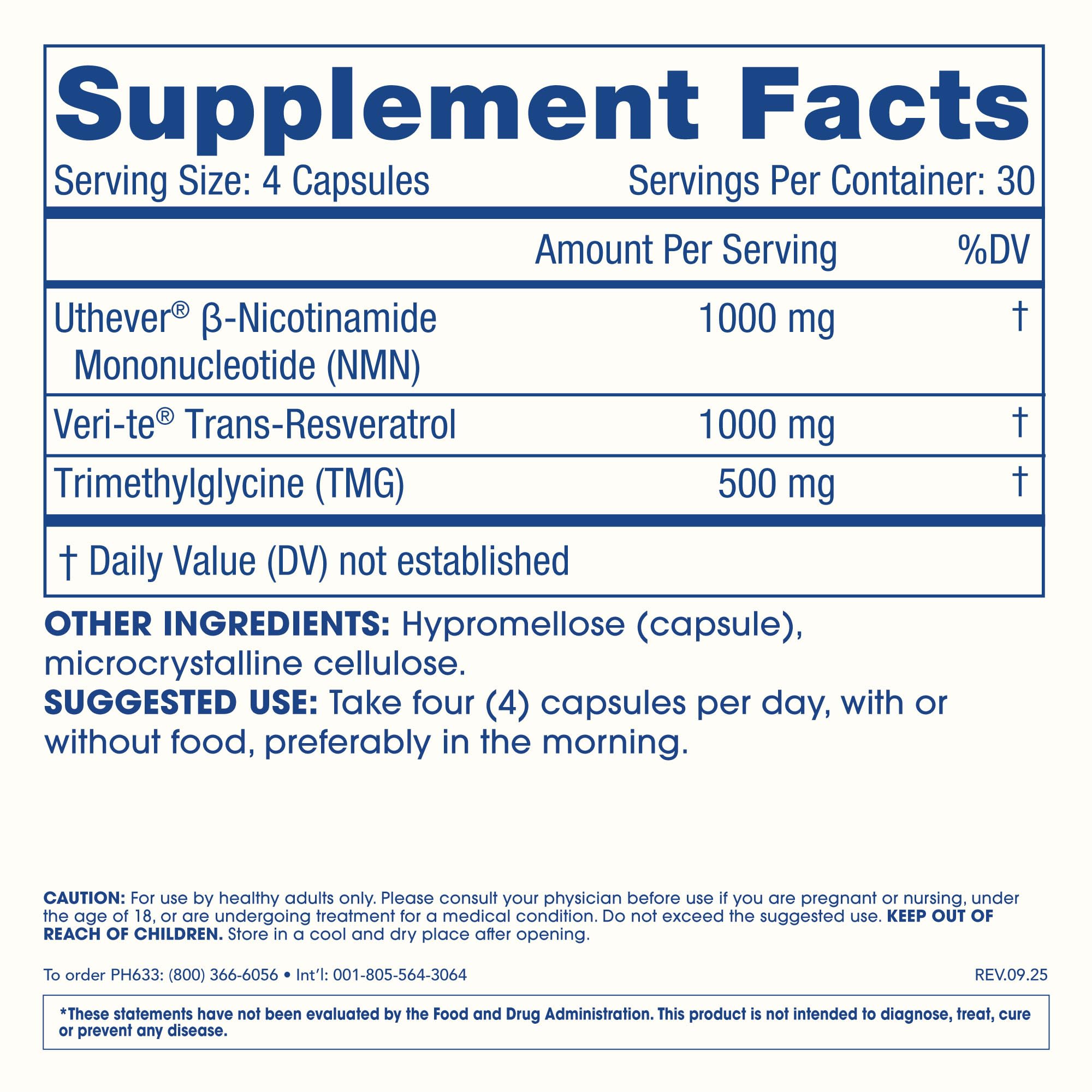 ProHealth NMN Pro Complete (120 Capsules, 3 Pack) - 1000 mg Uthever® NMN + 1000 mg Resveratrol + 500 mg TMG. NAD+ Precursor, Methylation Support & Sirtuin Activation. Triple Lab-Tested — Amazon image 6