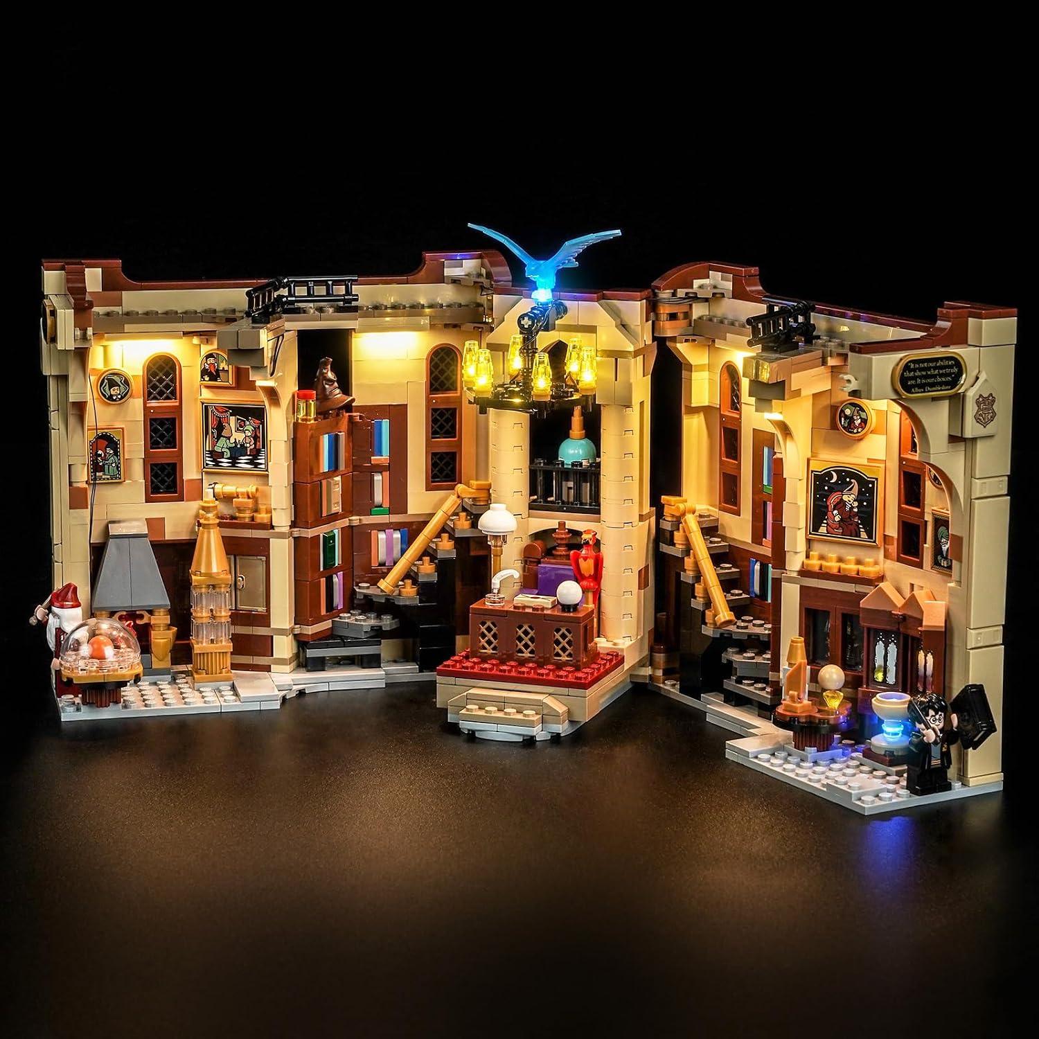 Light for 76478 Book Nook Dumbledore's Office-No Model (Classic Version) | High Density LED, Warm Glow, Enhanced Visual Depth, Display Light