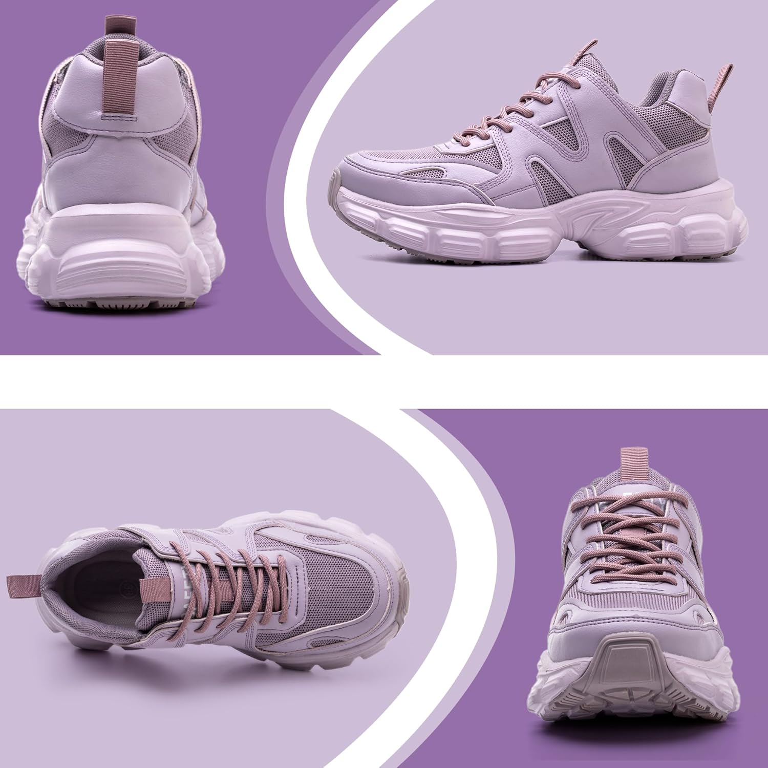 Steel Toe Shoes Women Safety Shoes Lightweight Comfortable Non Slip Thickened Sole Puncture Proof Steel Toe Sneakers Women Size 5.5-10 - Image 8