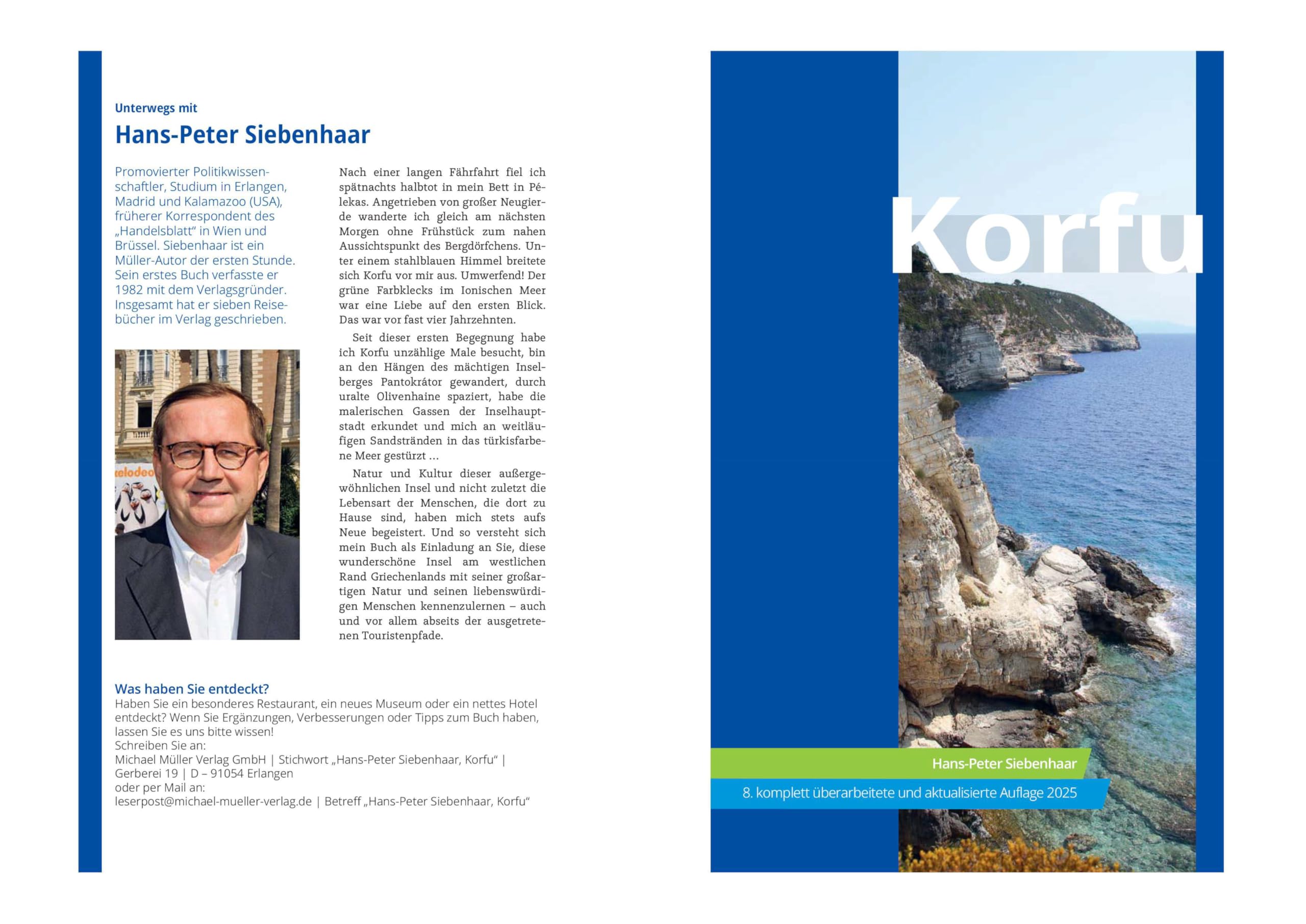MICHAEL MÜLLER Reiseführer Korfu: 100% authentisch, aktuell und vor Ort recherchiert. Inkl. App. (MM-Reisen)