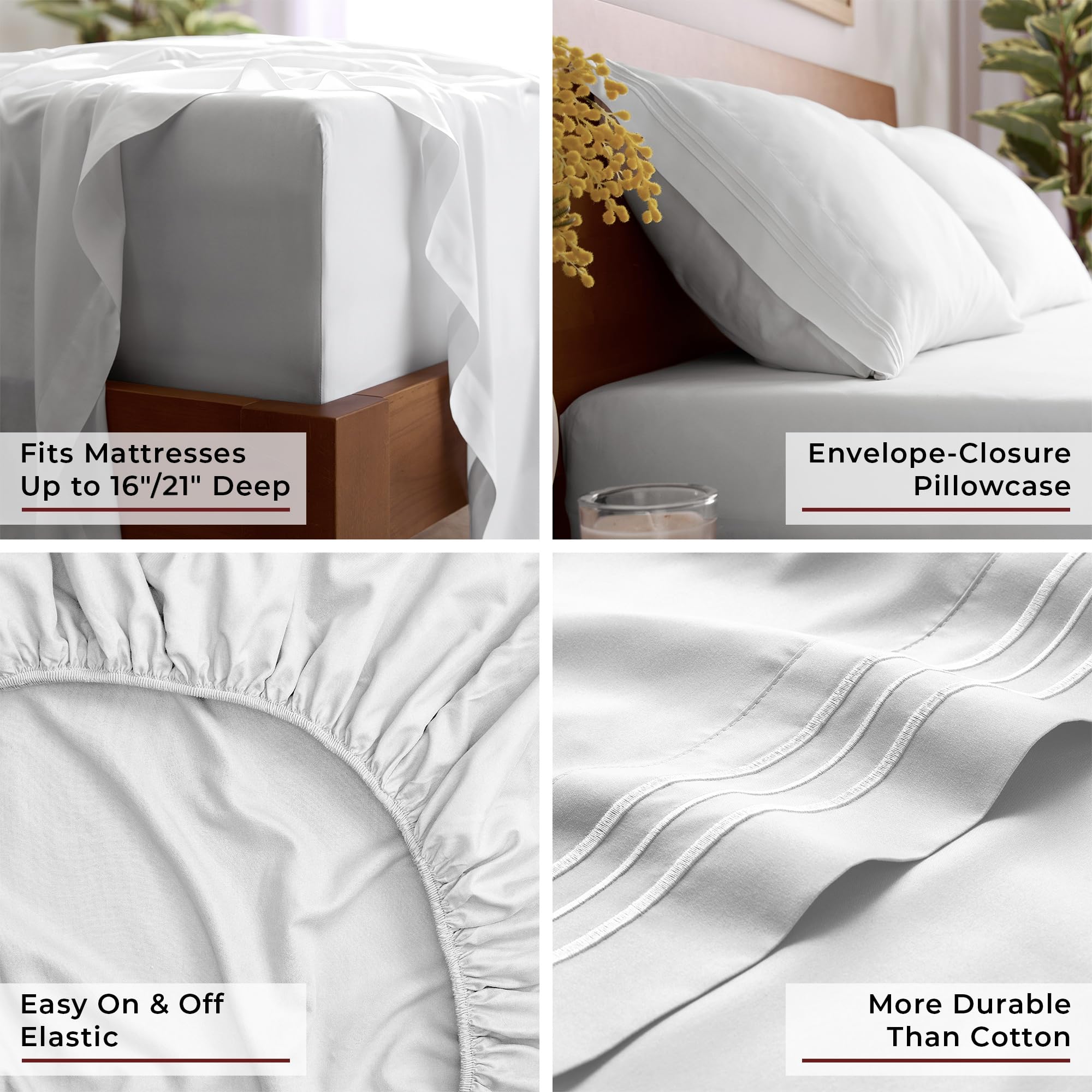 Mellanni Iconic Sheets - Best Sheets Awarded -5 Mellanni Iconic Sheets - Best Sheets Awarded -5