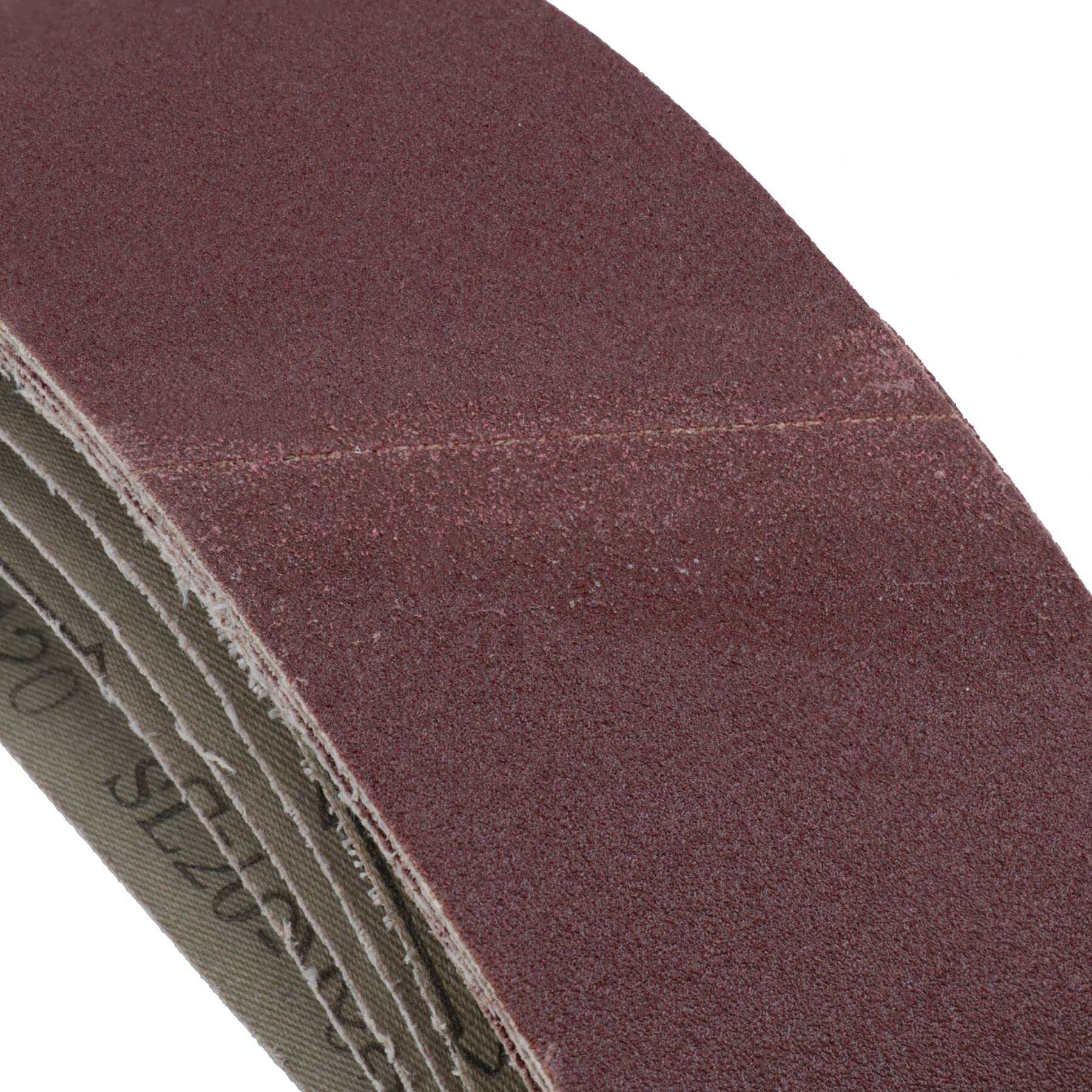 Schleifmittel, 457 mm x 75 mm, gemischte Körnung, langlebig, 50 Stück