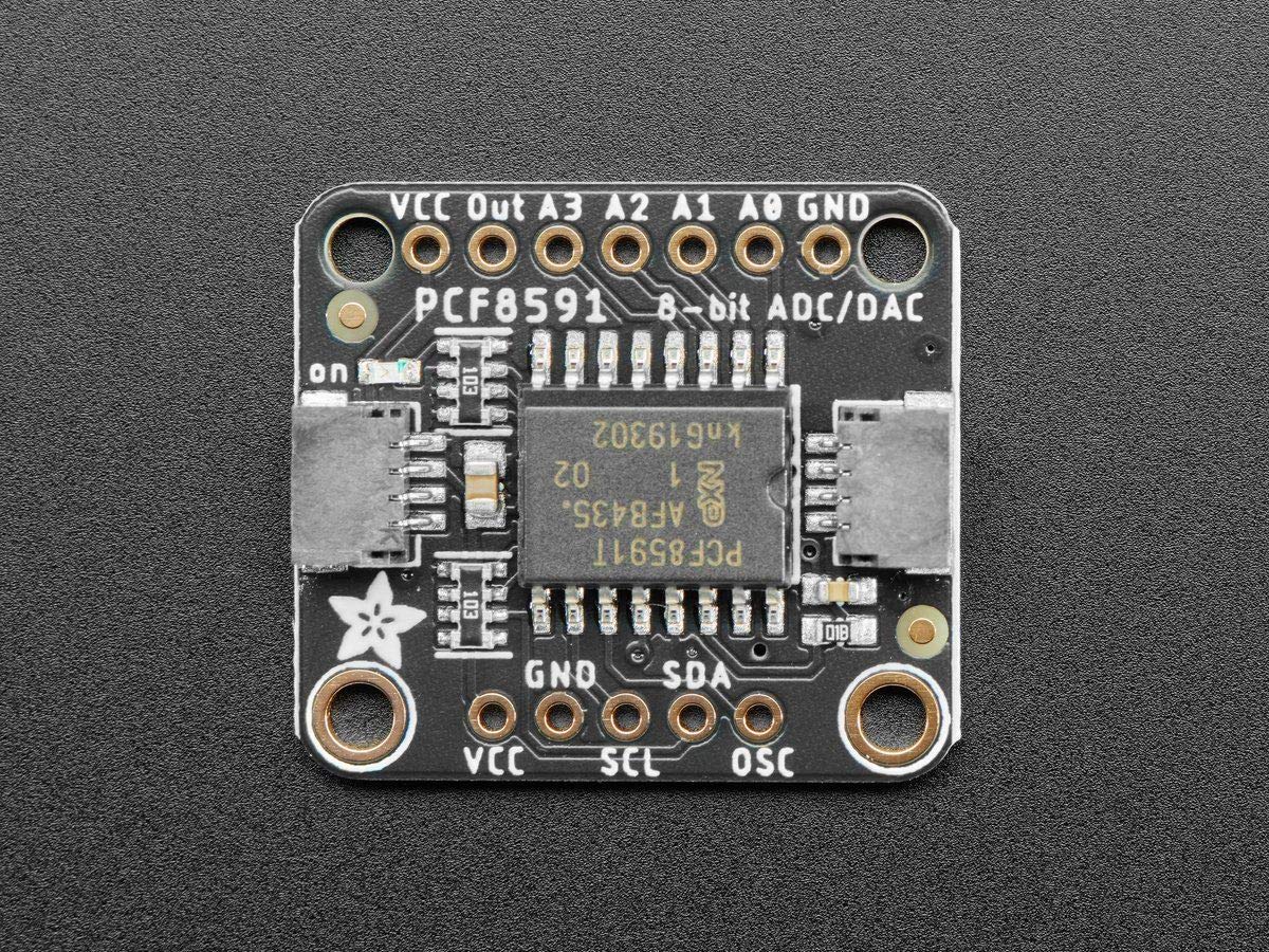 PCF8591 Quad 8 bit ADC + 8 bit DAC - STEMMA QT/Qwiic