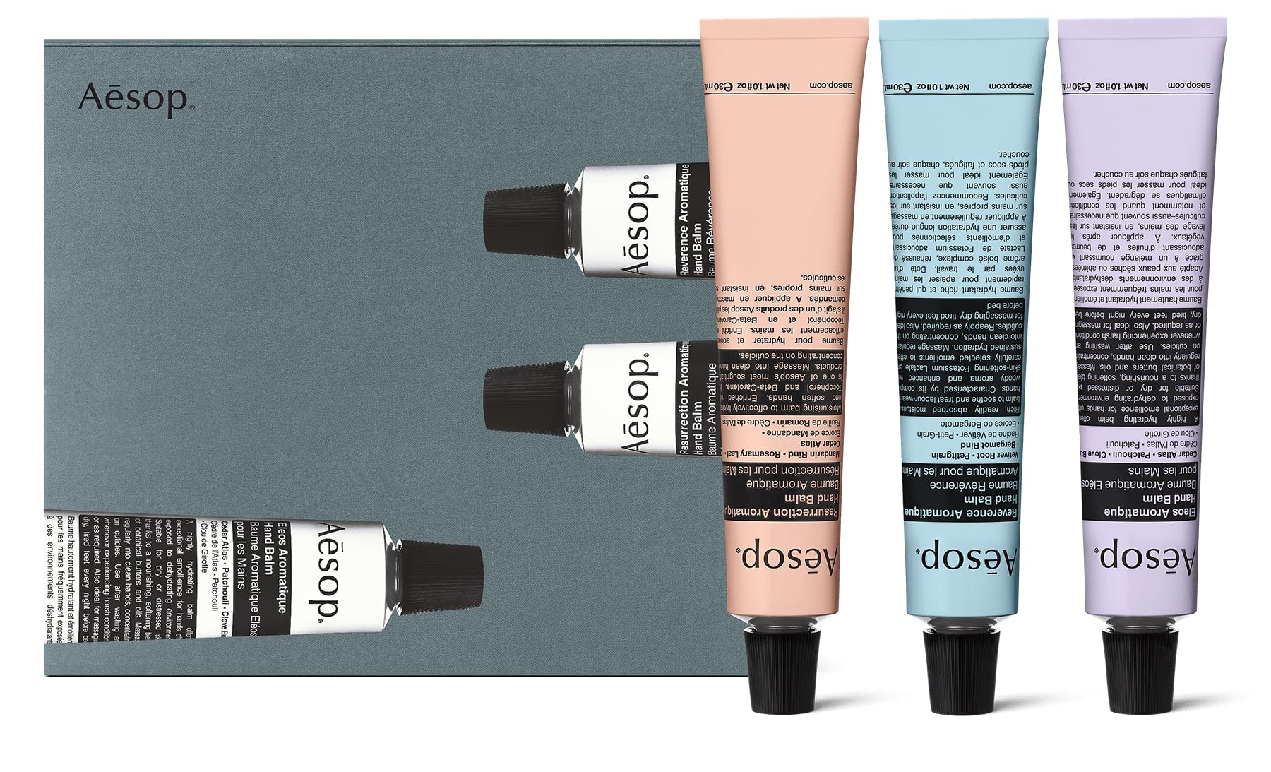 Amazon.com : Aesop Helping Hands Trio Hand Balm Gift Set - Travel