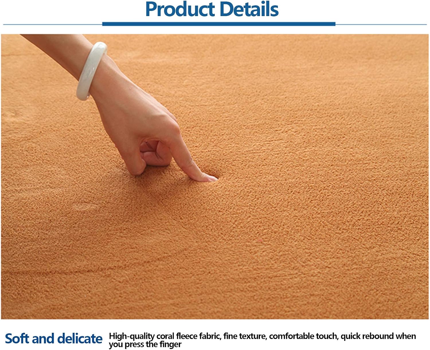 Fluffy Shaggy Super Soft Carpet Suitable As Bedroom Rug Home Decor Nursery Rugs Kids Mat, Christmas Rug, for Thanksgiving & Holiday(Size:160x80cm,Color:D)